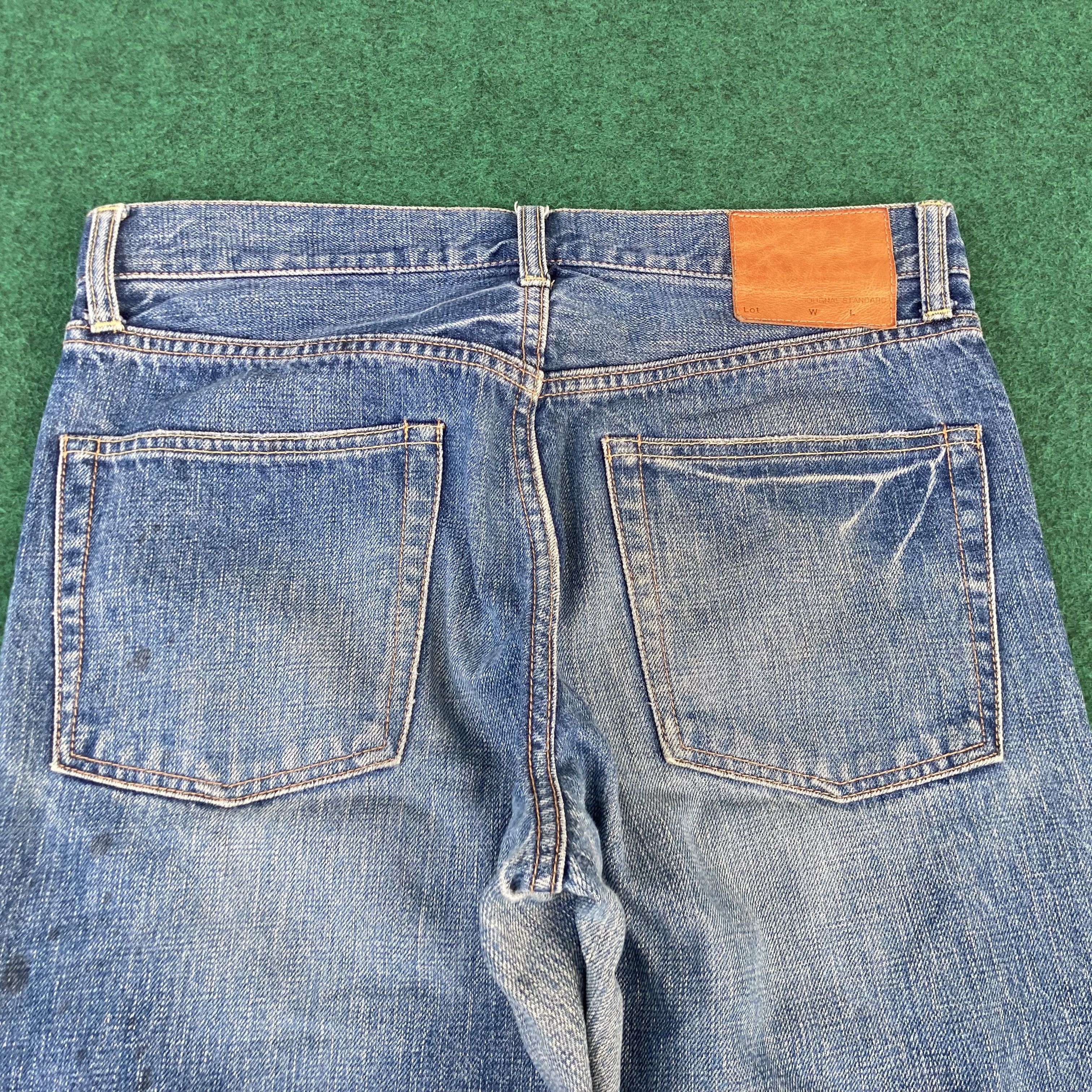 Journal Standard 30x30 Vtg Journal Standard Selvedge Faded Denim Blue Jeans Size US 30 / EU 46 - 16 Thumbnail