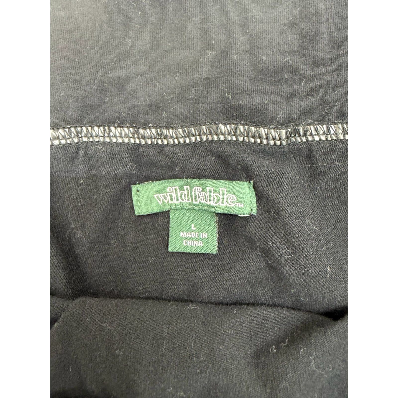 Vintage Wild Fable Skirt Womens Juniors Black Pull On Mini Tight L Large Casual Party Workwear Casual Size 36" / US 14 / IT 50 - 2 Thumbnail