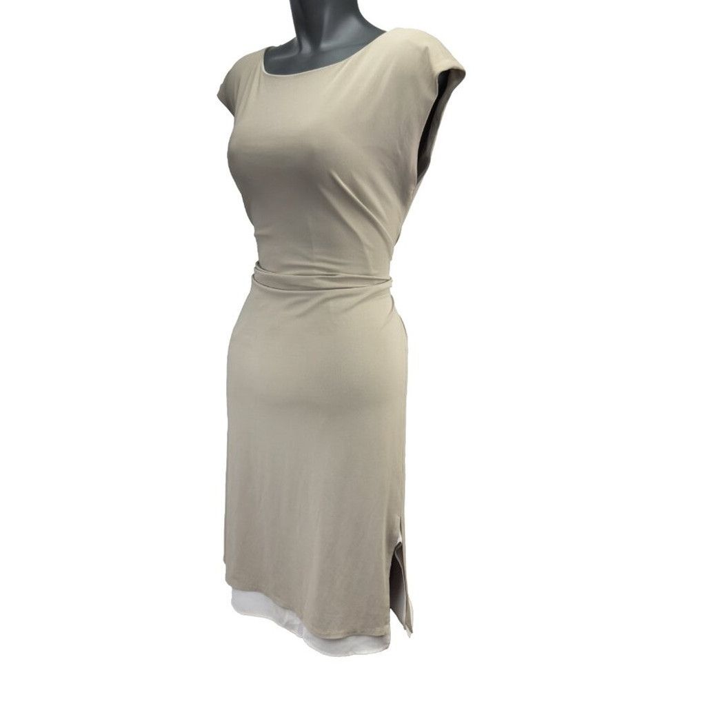 Other IRIS SETLAKWE Tie-waist Draped Transitional Cream Dress Sz M Size M / US 6-8 / IT 42-44 - 3 Thumbnail