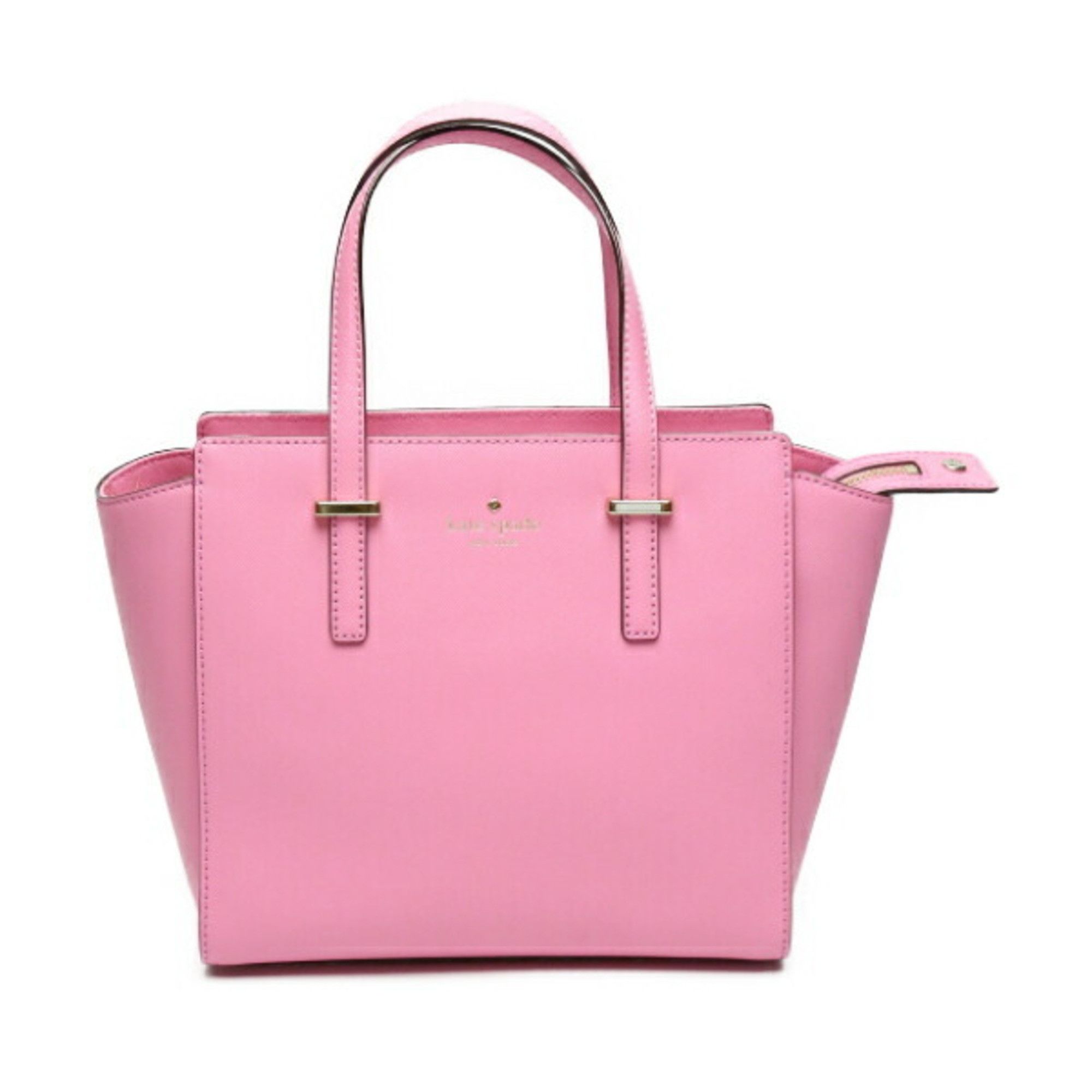 Kate Spade 2WAY Pink Handbag with Leather Shoulder Strap