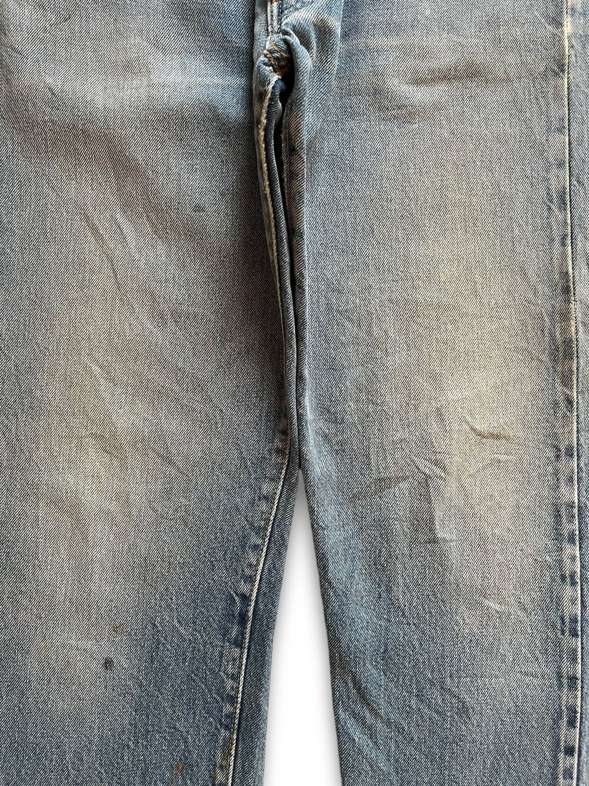 Levi's Vintage 70s Levis 501 Selvedge Bartacks Loose Jeans Button 6 Size US 31 - 8 Thumbnail