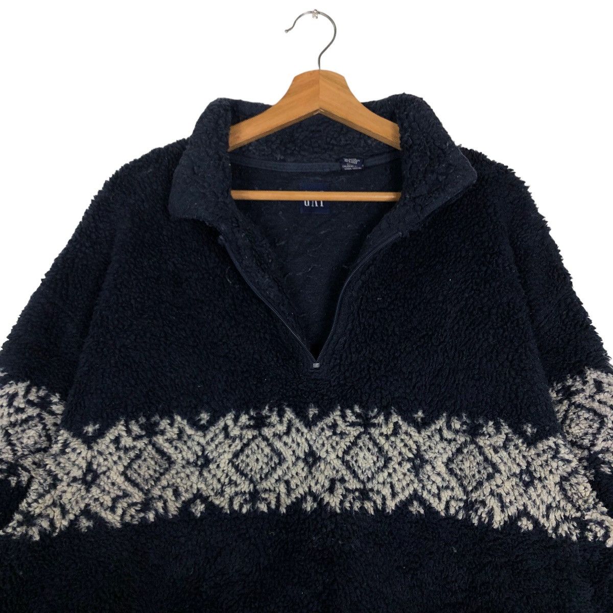 Japanese Brand 🔥90’s Vintage Sweatshirt Pull Over Gap Navajo Aztec Design Size US XL / EU 56 / 4 - 3 Thumbnail