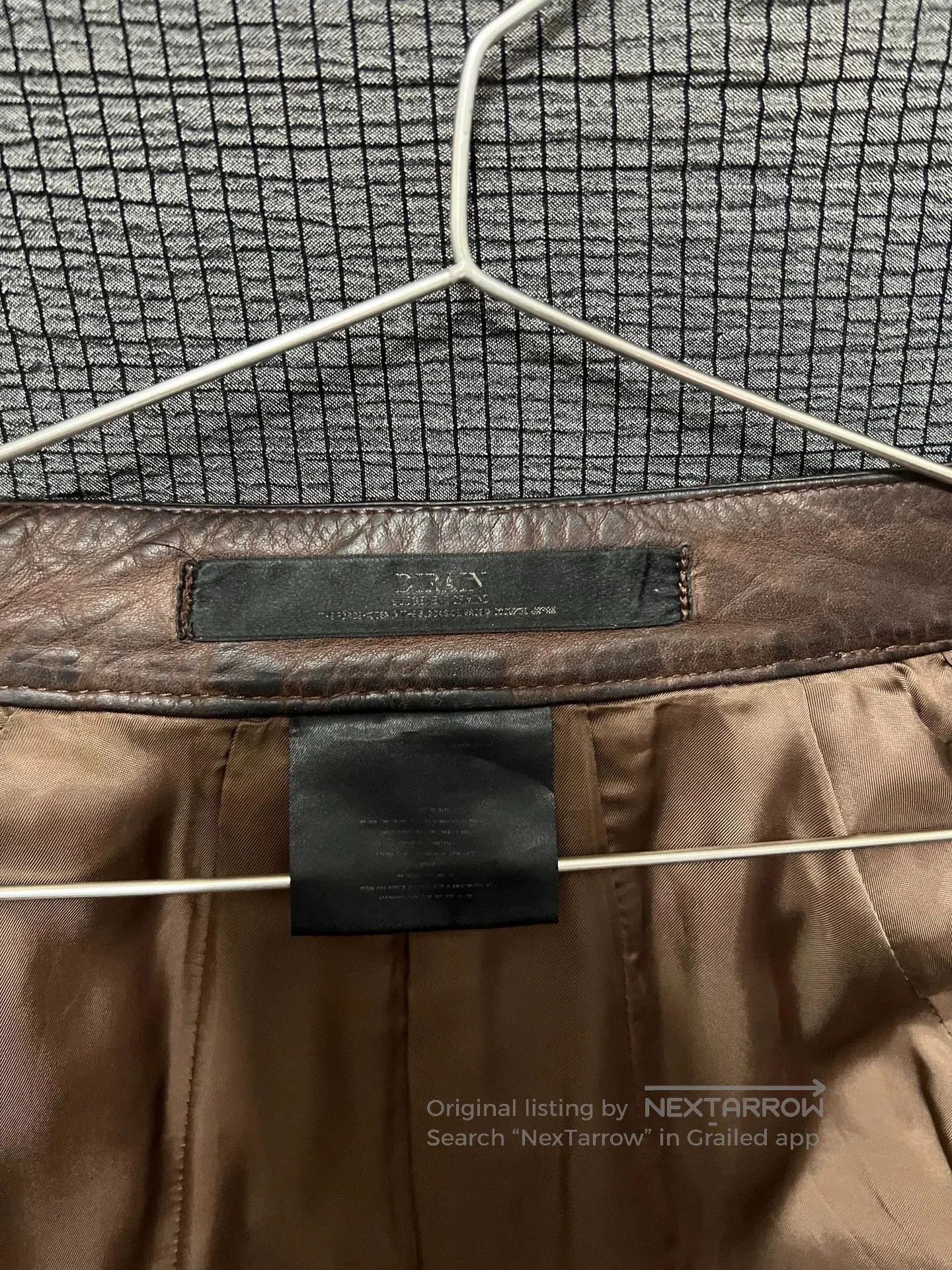 Dirain Rare Brown Leather Jacket by Dirain_Tokyo. Size US S / EU 44-46 / 1 - 8 Thumbnail