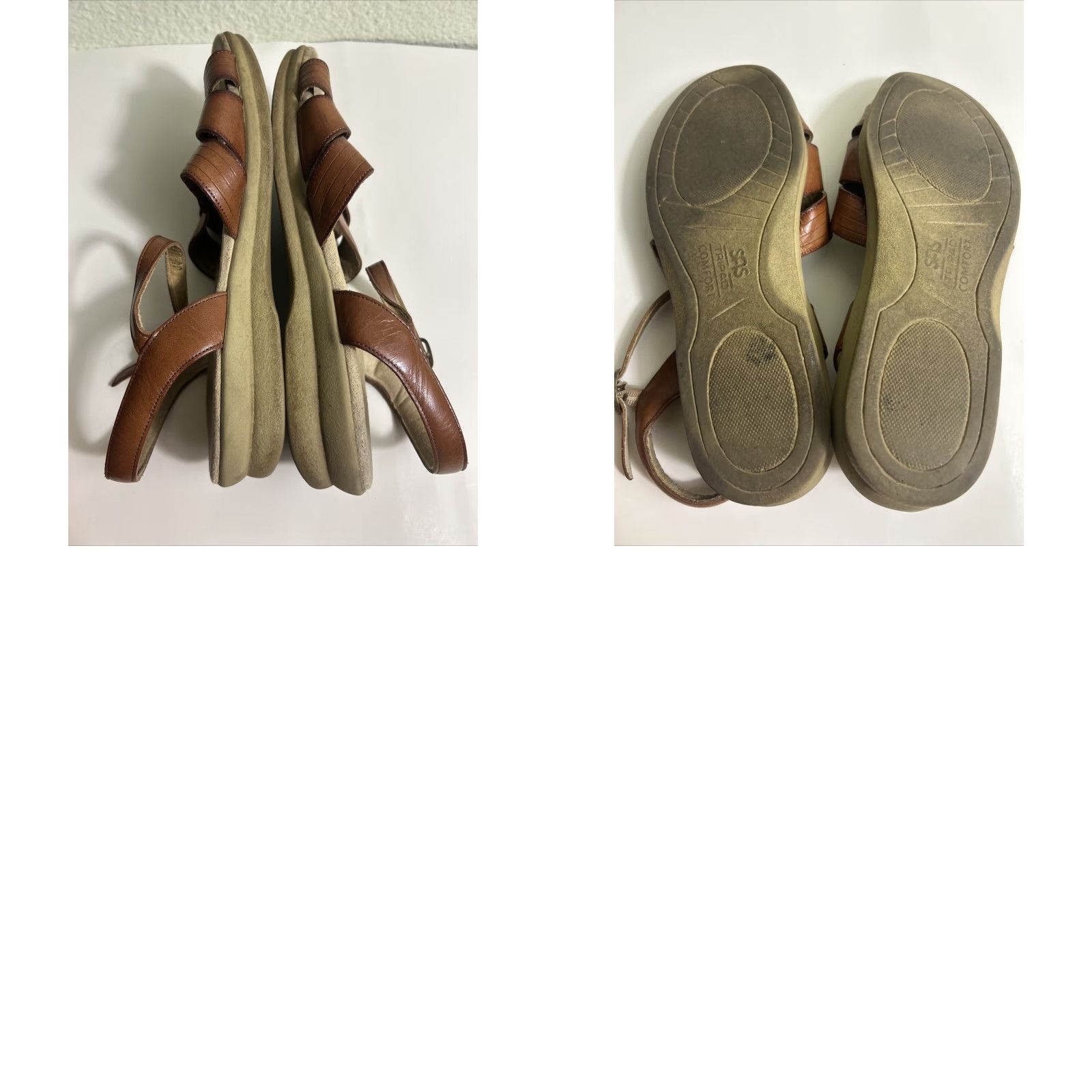 SAS SAS Tripad Comfort Sandal Tan Leather Women's Brown Strappy Size 9.5 M Size US 10 / IT 40 - 9 Thumbnail