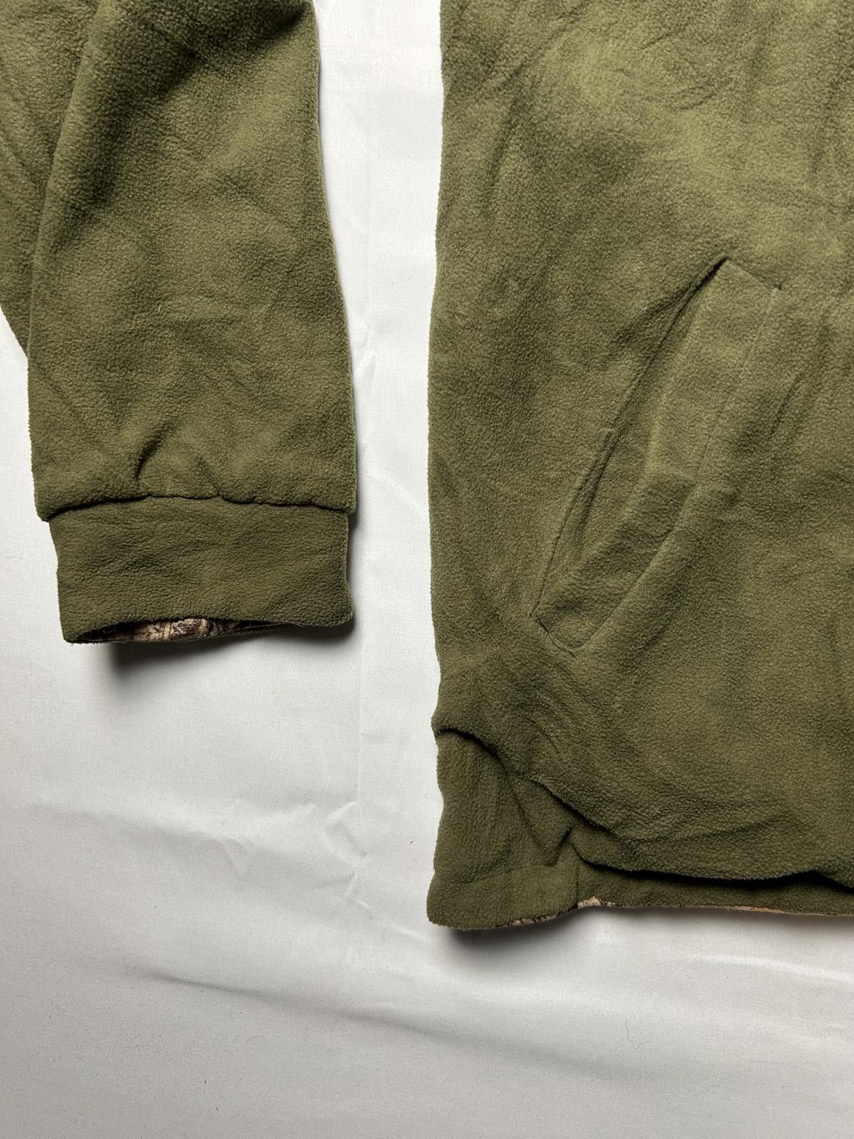Realtree Reversible Khaki Fleece & RealTree Camo Track Jacket Hunting Size US XL / EU 56 / 4 - 8 Thumbnail