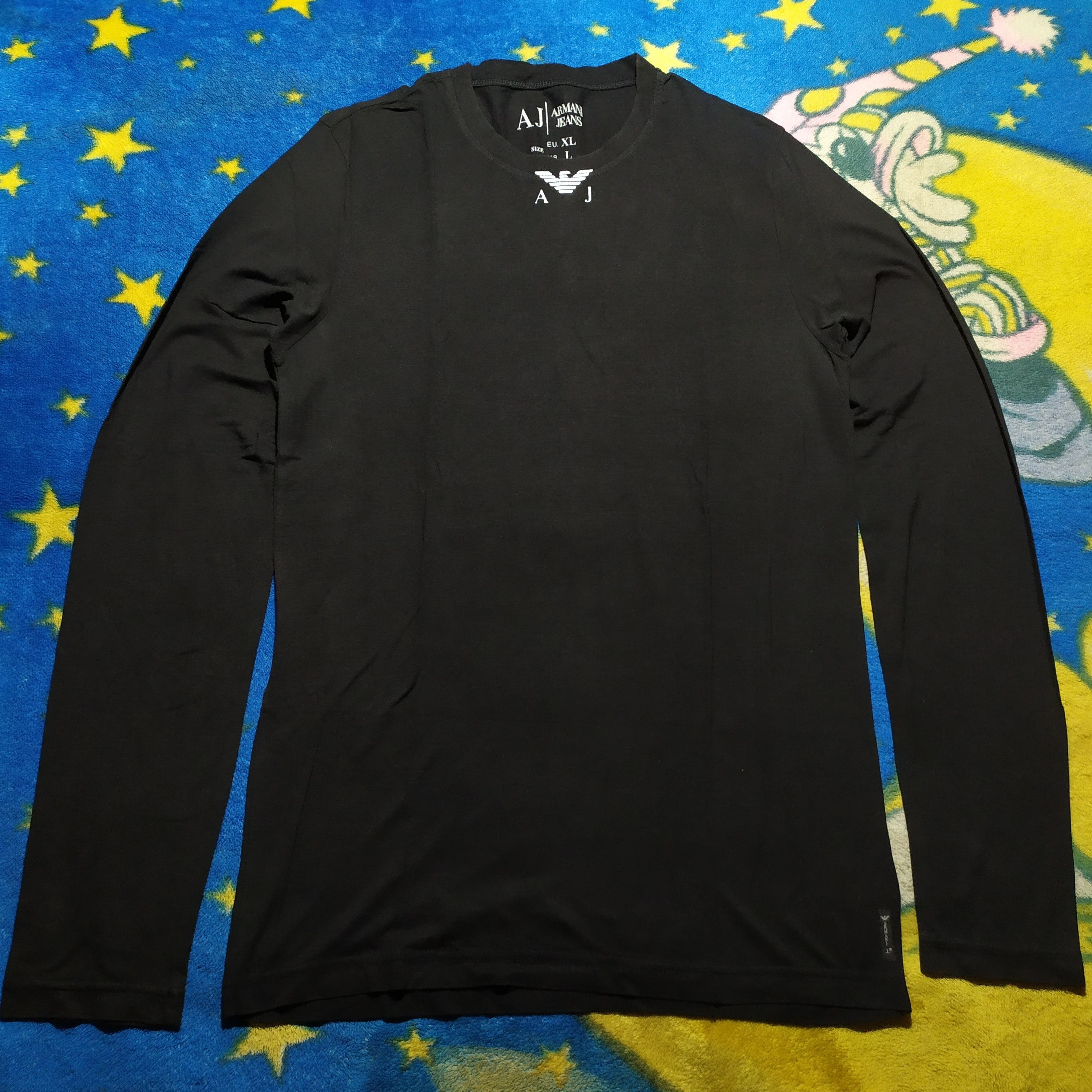 Armani × Designer Armani Jeans Centre Logo Long Sleeve Size US L / EU 52-54 / 3 - 1 Thumbnail