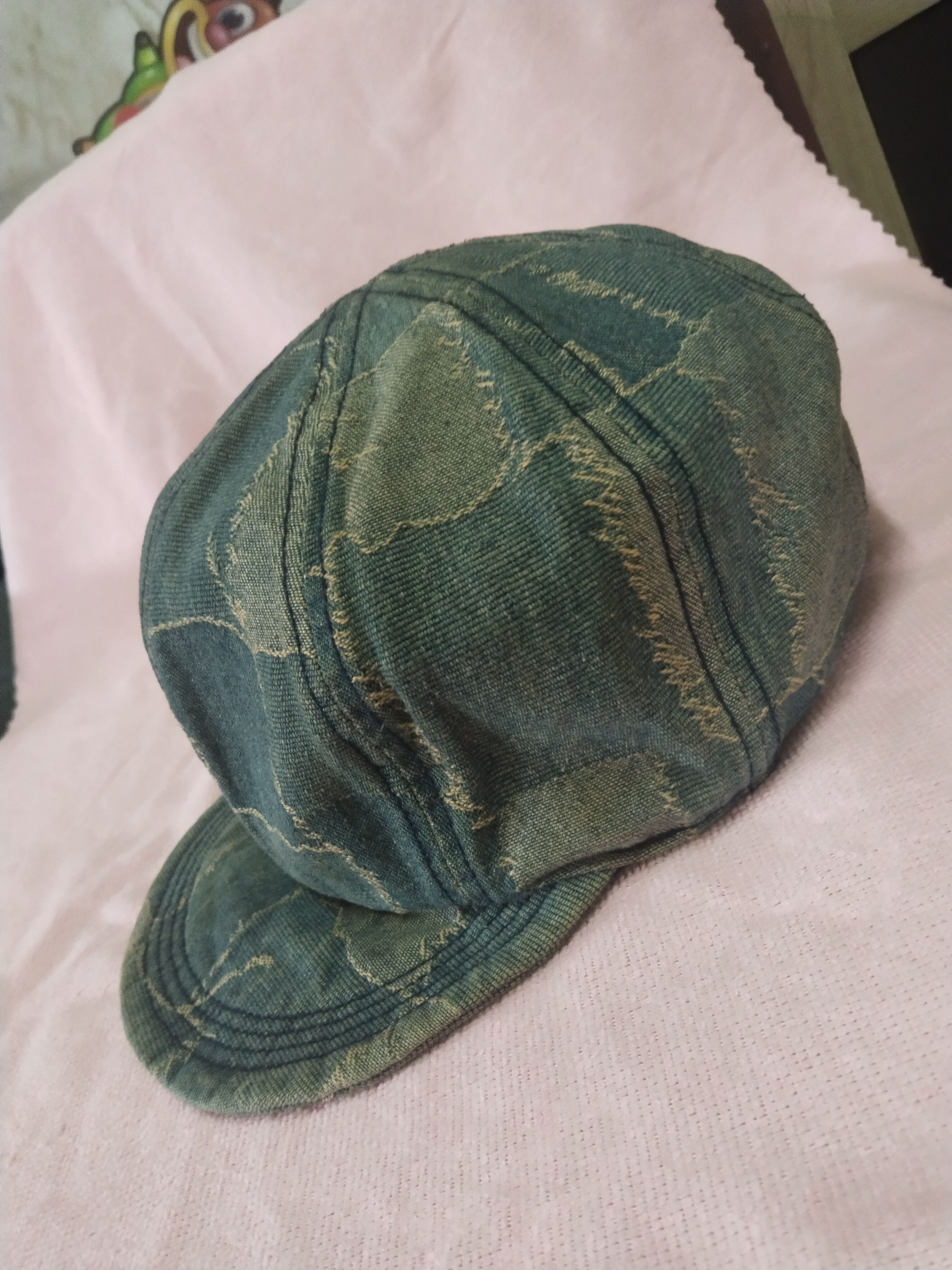 Japanese Brand VINTAGE JAPAN BRAND DENIM PATCHWORK NEWBOY HAT Size ONE SIZE - 7 Thumbnail