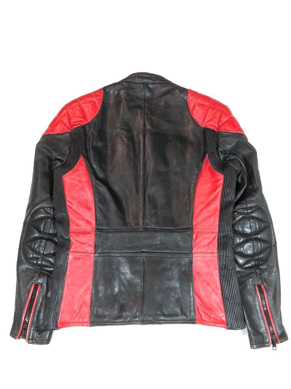 Vintage Polo Racing Moto Biker Leather Jacket Vintage Size US M / EU 48-50 / 2 - 6 Thumbnail