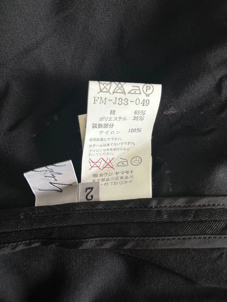 Yohji Yamamoto Yohji Yamamoto Yohji Yamamoto Black Suit Jacket with Draws Size US M / EU 48-50 / 2 - 4 Thumbnail
