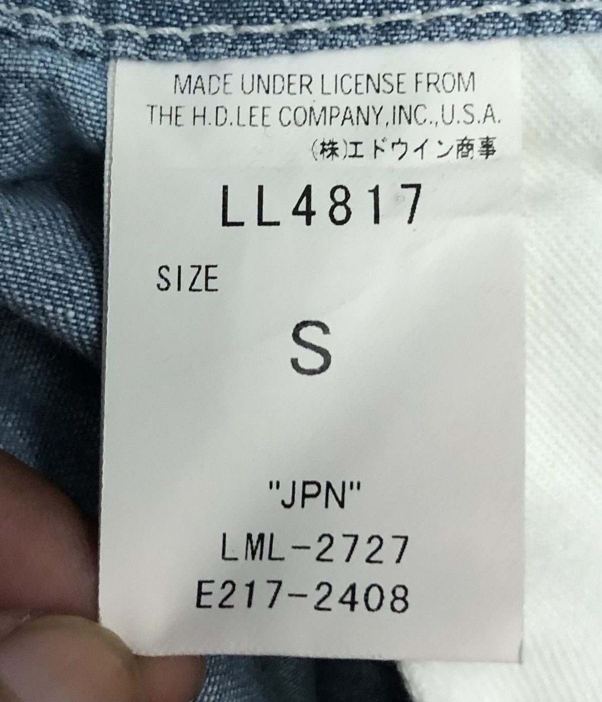 Lee × Vintage Vintage Union Made Sanforized Lee Overalls Size US 33 - 16 Thumbnail