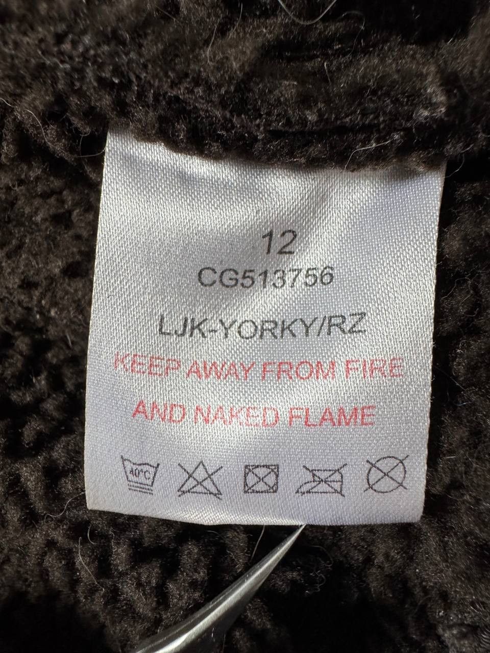 Vintage Y2K Brown Faux Shearling Hooded Toggle Jacket Distressed Size L / US 10 / IT 46 - 10 Thumbnail