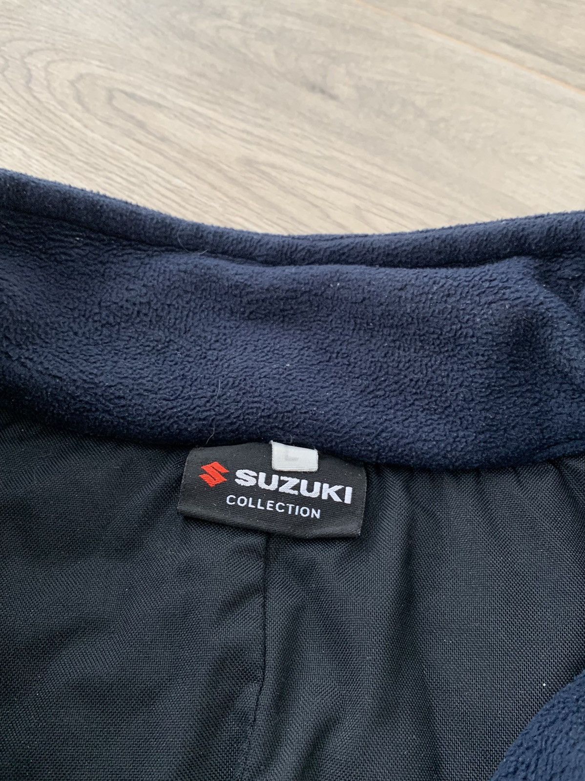 NASCAR 🔥 VINTAGE SUZUKI RACING GSX FLEECE JACKET Size US L / EU 52-54 / 3 - 13 Thumbnail