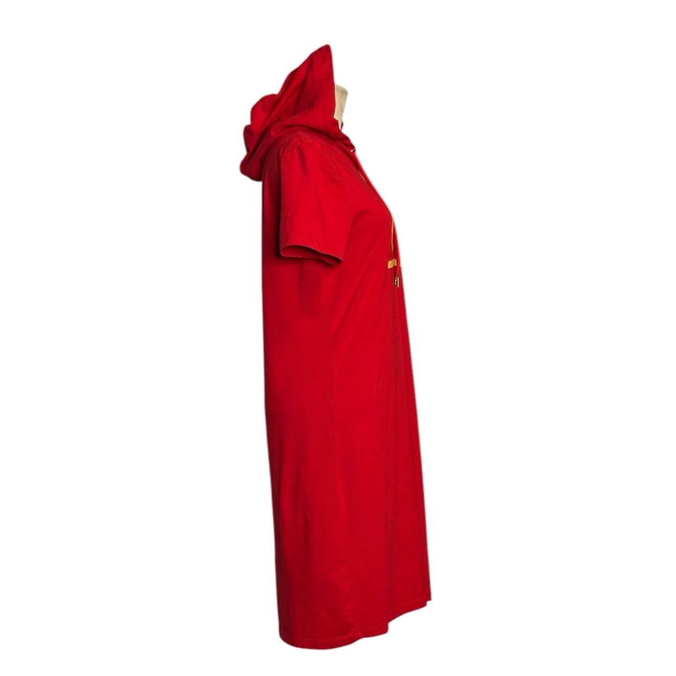 Calvin Klein Calvin Klein red short sleeves mini hoodie dress size Medium Size M / US 6-8 / IT 42-44 - 7 Thumbnail