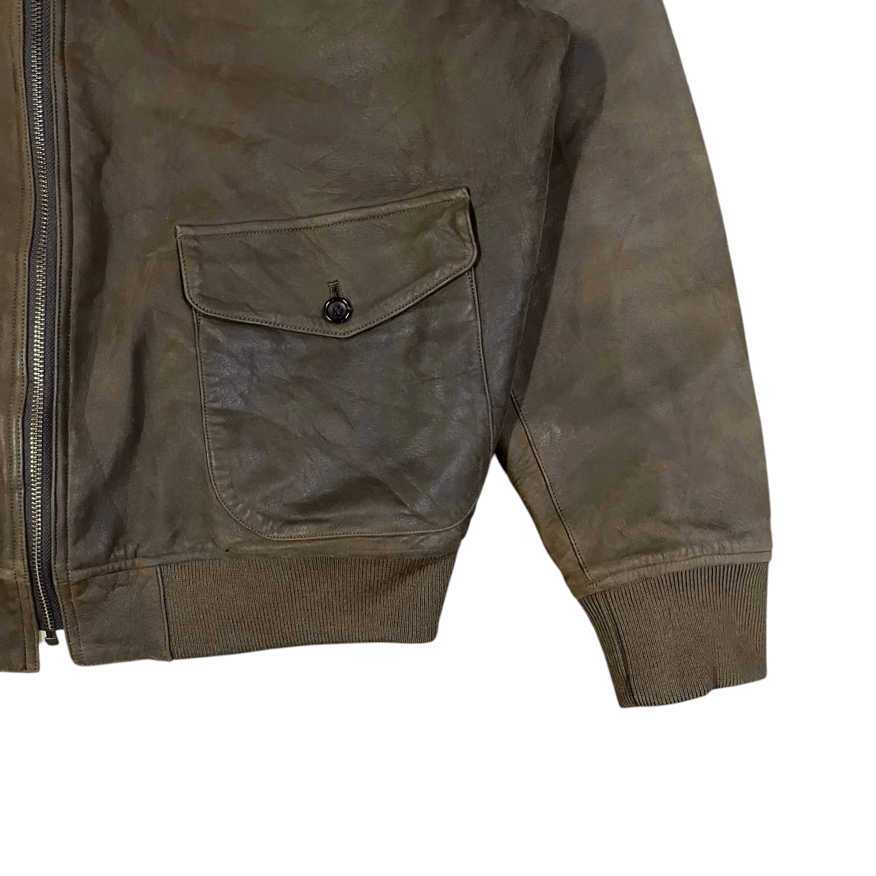 Japanese Brand Vintage Papas Soft Leather Bomber Jacket Size US M / EU 48-50 / 2 - 4 Thumbnail