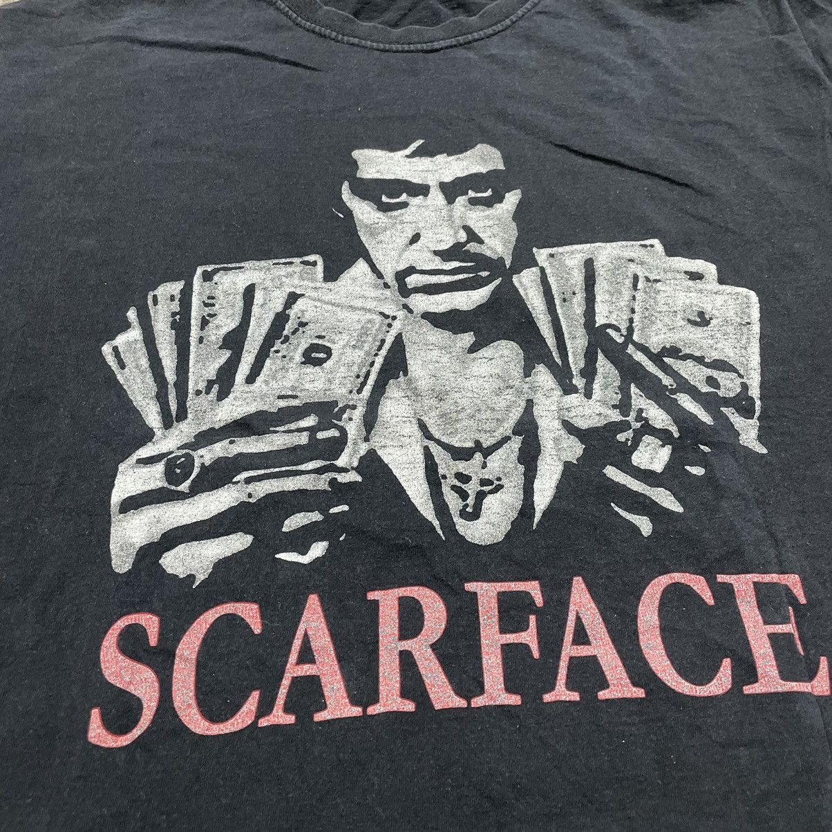 Vintage Vintage 90s Scarface Graphic Tee Single Stitch Faded Black M Size US M / EU 48-50 / 2 - 4 Thumbnail