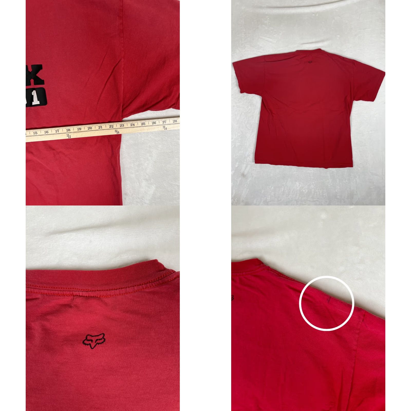 Vintage VINTAGE Fox T-Shirt Fox Racing BMX T-Shirt XL Men Red 2000s Graphic Print Short Sleeve Crew Neck Logo Size US XL / EU 56 / 4 - 8 Thumbnail