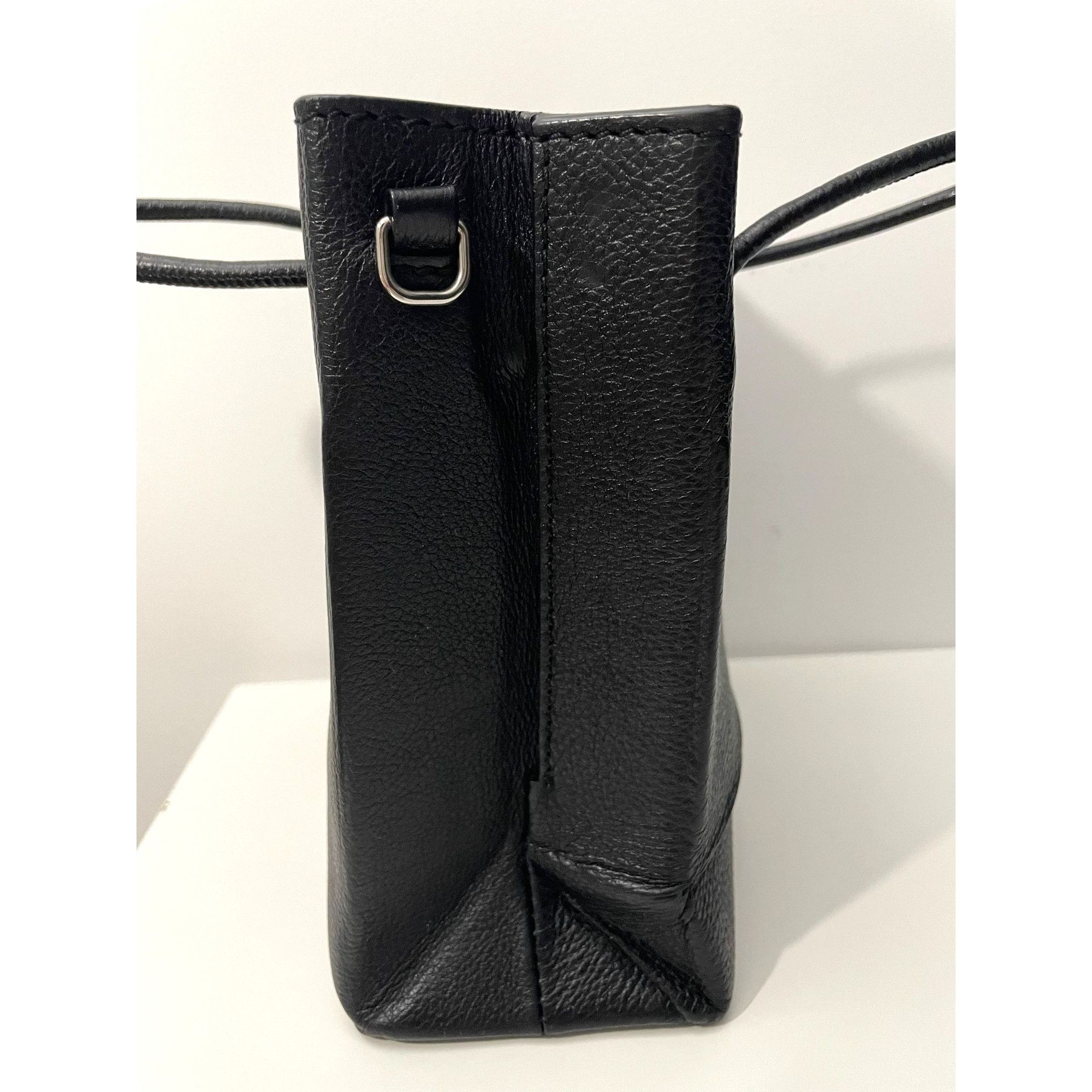 Balenciaga Balenciaga Shopping Tote Leather Black Size ONE SIZE - 7 Thumbnail