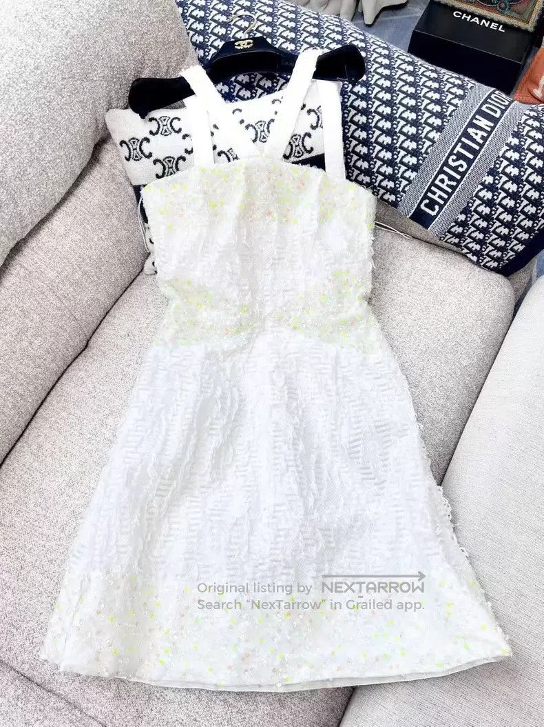Chanel Chanel Embroidered full-body water drop nail beads high-en Size XS / US 0-2 / IT 36-38 - 2 Thumbnail