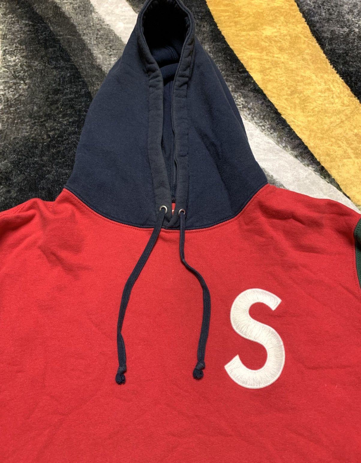 Supreme Supreme S Hoodie Colorblock Size ONE SIZE - 2 Thumbnail