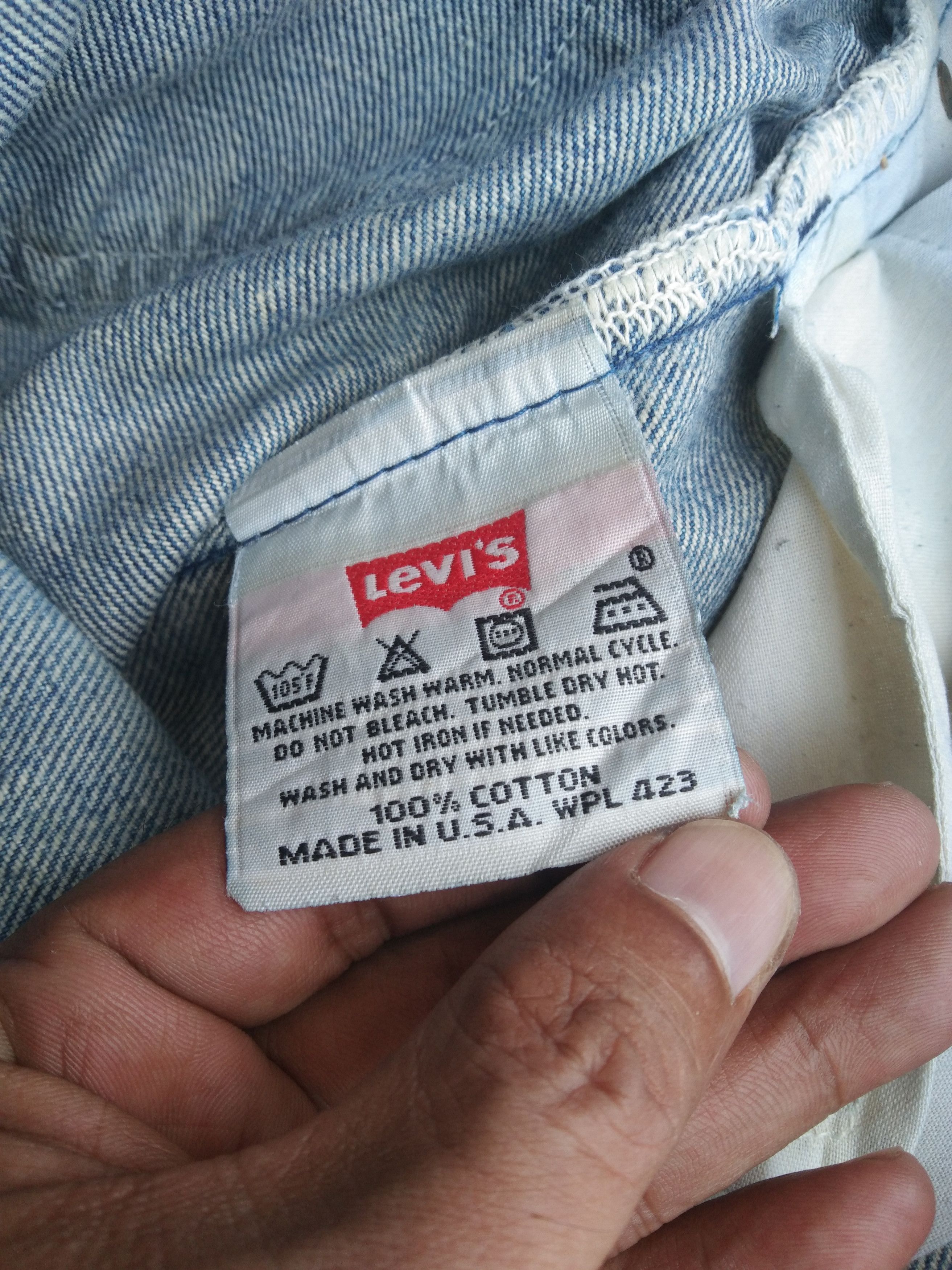 Levi's Vintage Levi's 501 Made In USA Released Hem Distressed Jeans Size US 34 / EU 50 - 10 Thumbnail