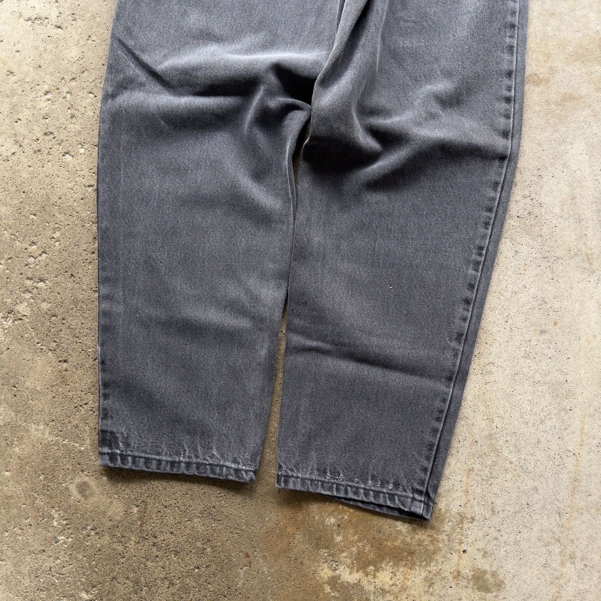 Levi's 90s Levi's 560 Baggy Faded Black Thrashed Jeans ERD Grunge Size US 30 / EU 46 - 11 Thumbnail