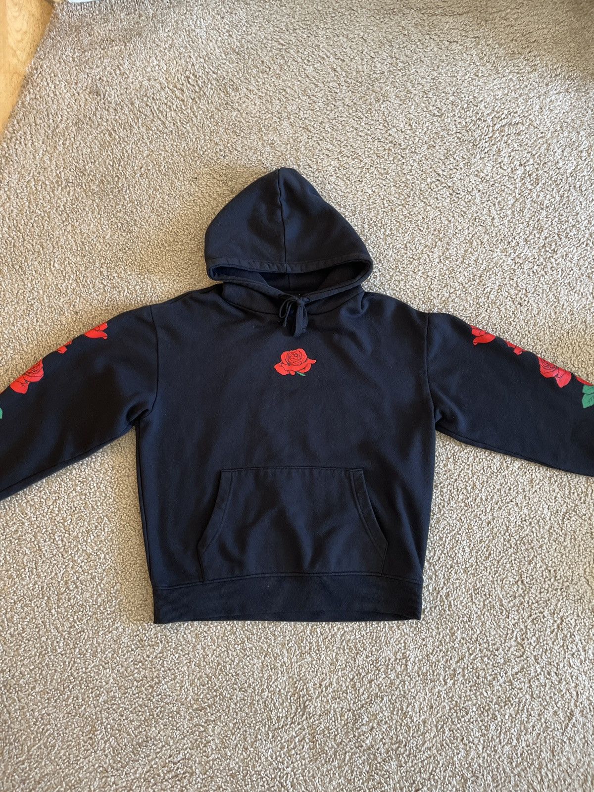 Forever 21 Rose Hoodie Size US S / EU 44-46 / 1 - 4 Thumbnail
