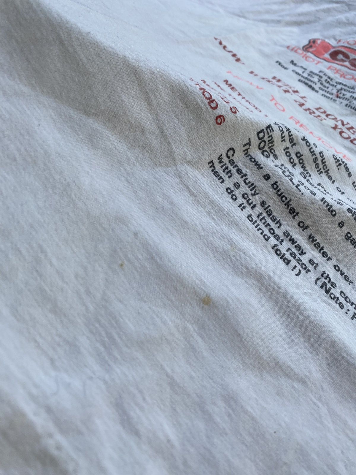 Other 🔥Vntg Humor Funny Adult 18+ How To Use Condom Rare Tee Size US L / EU 52-54 / 3 - 8 Thumbnail