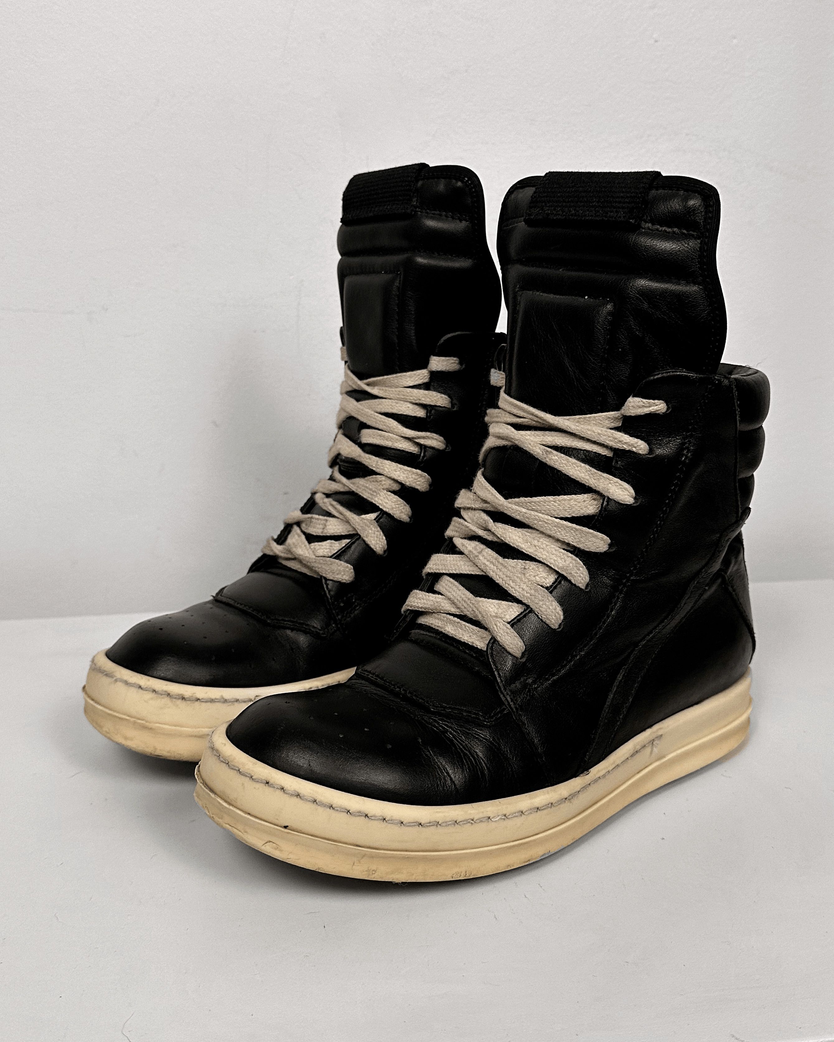 Rick Owens Rick Owens Black Milk Geobasket Size US 5 / IT 35 - 6 Thumbnail