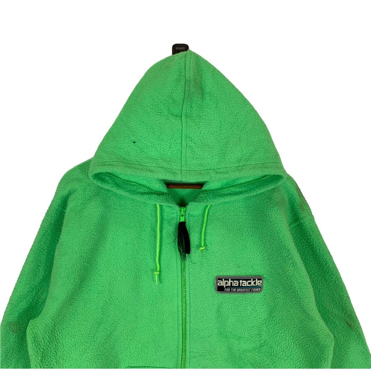 Vintage VINTAGE ALPHA TACKLE FISHER FLEECE HOODIE ZIPPER JACKET Size US M / EU 48-50 / 2 - 3 Thumbnail