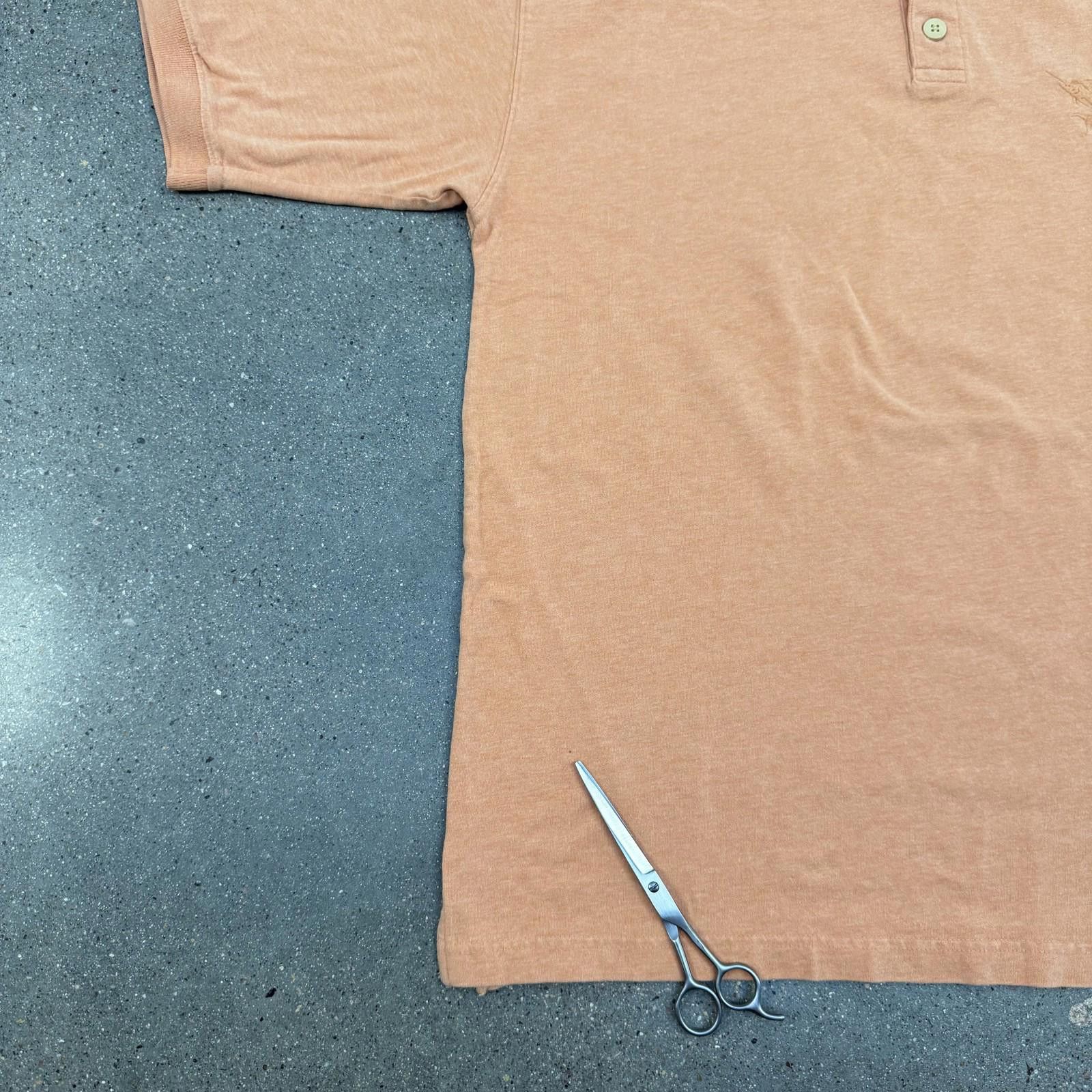Designer Original Island Sport Polo Shirt Mens L Orange Vtg 90s Size US L / EU 52-54 / 3 - 5 Thumbnail