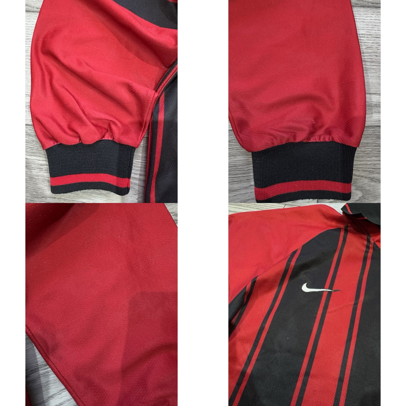 Nike VINTAGE NIKE TEMPLATE LONG SLEEVE SHIRT JERSEY XL Red/Black Mens Size US XL / EU 56 / 4 - 8 Thumbnail