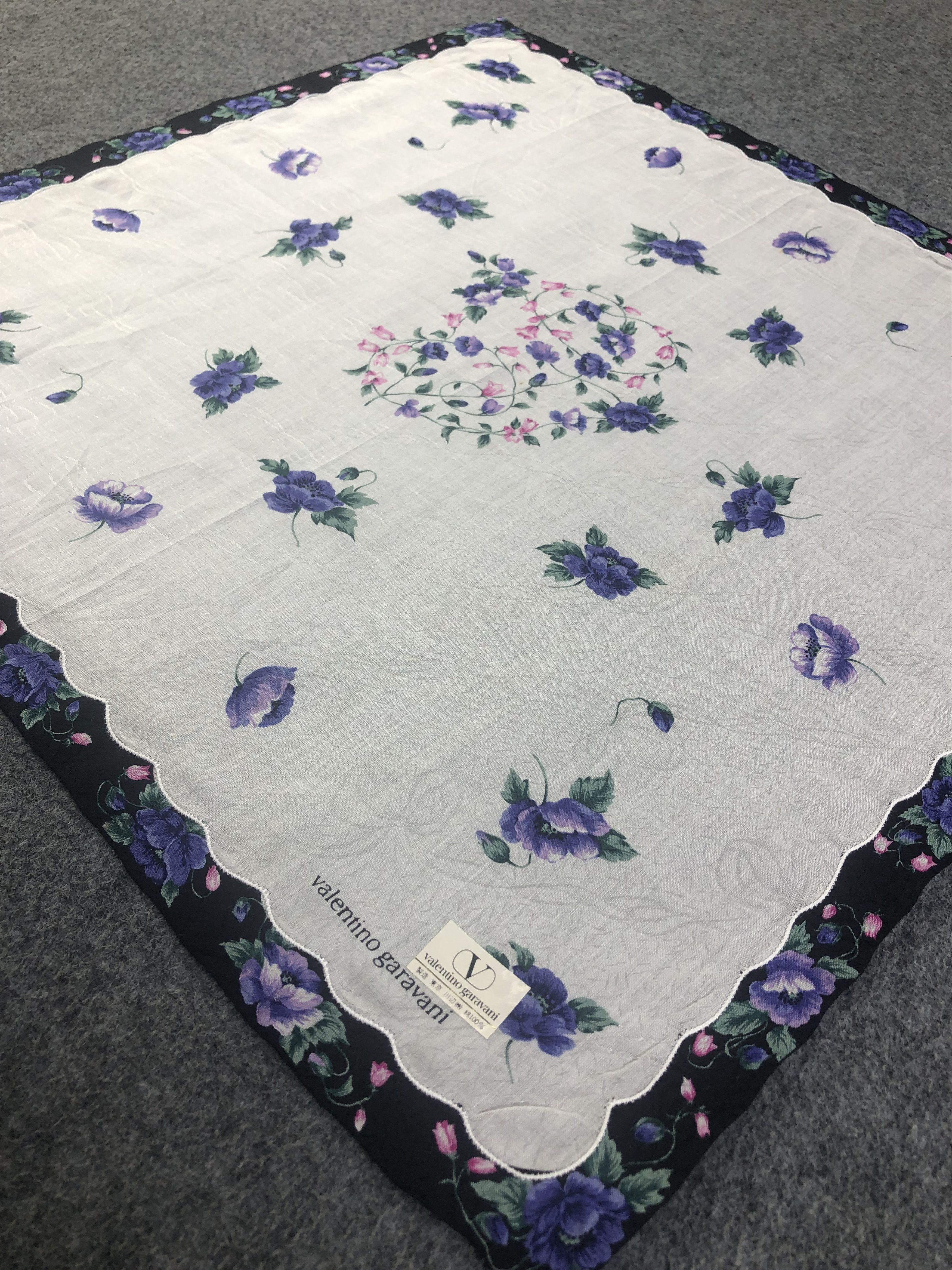 Valentino × Vintage Valentino Garavani Handkerchief / Bandana / Neckerchief Size ONE SIZE - 4 Thumbnail