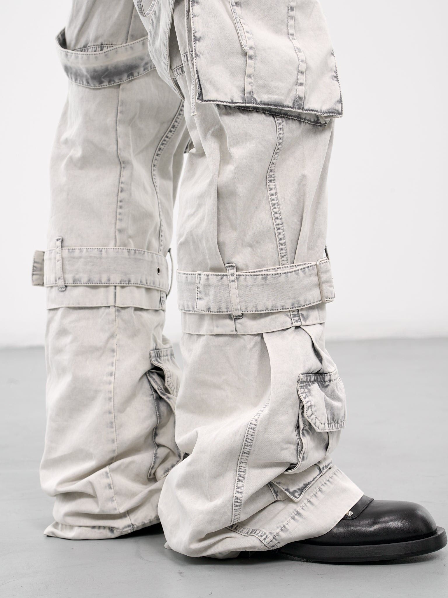 Acne Studios o1y0725 Cargo Denim Pant in Light Gray Size 32" / US 10 / IT 46 - 3 Thumbnail