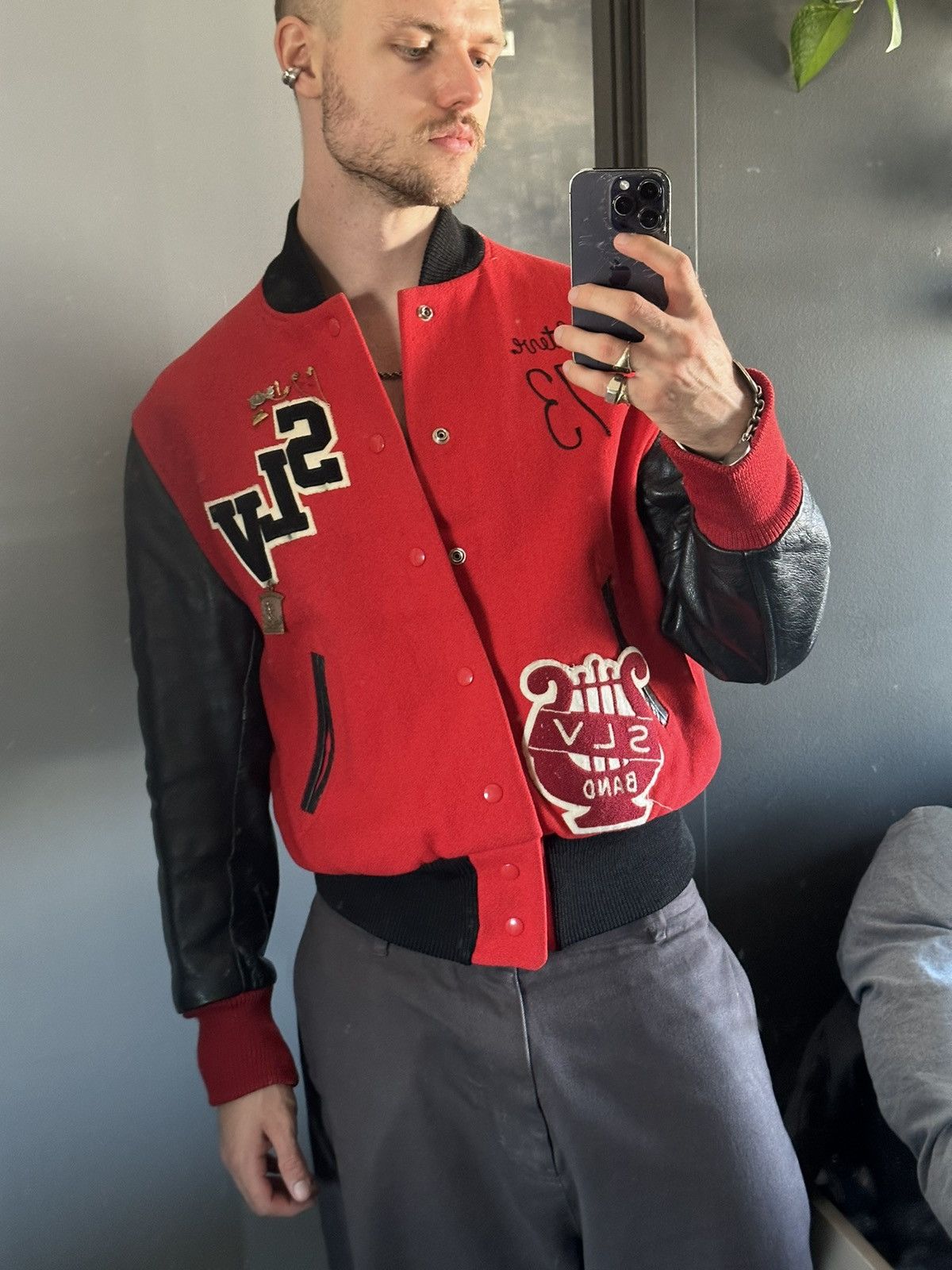 Vintage 70’s Varsity Jacket Size US L / EU 52-54 / 3 - 2 Thumbnail