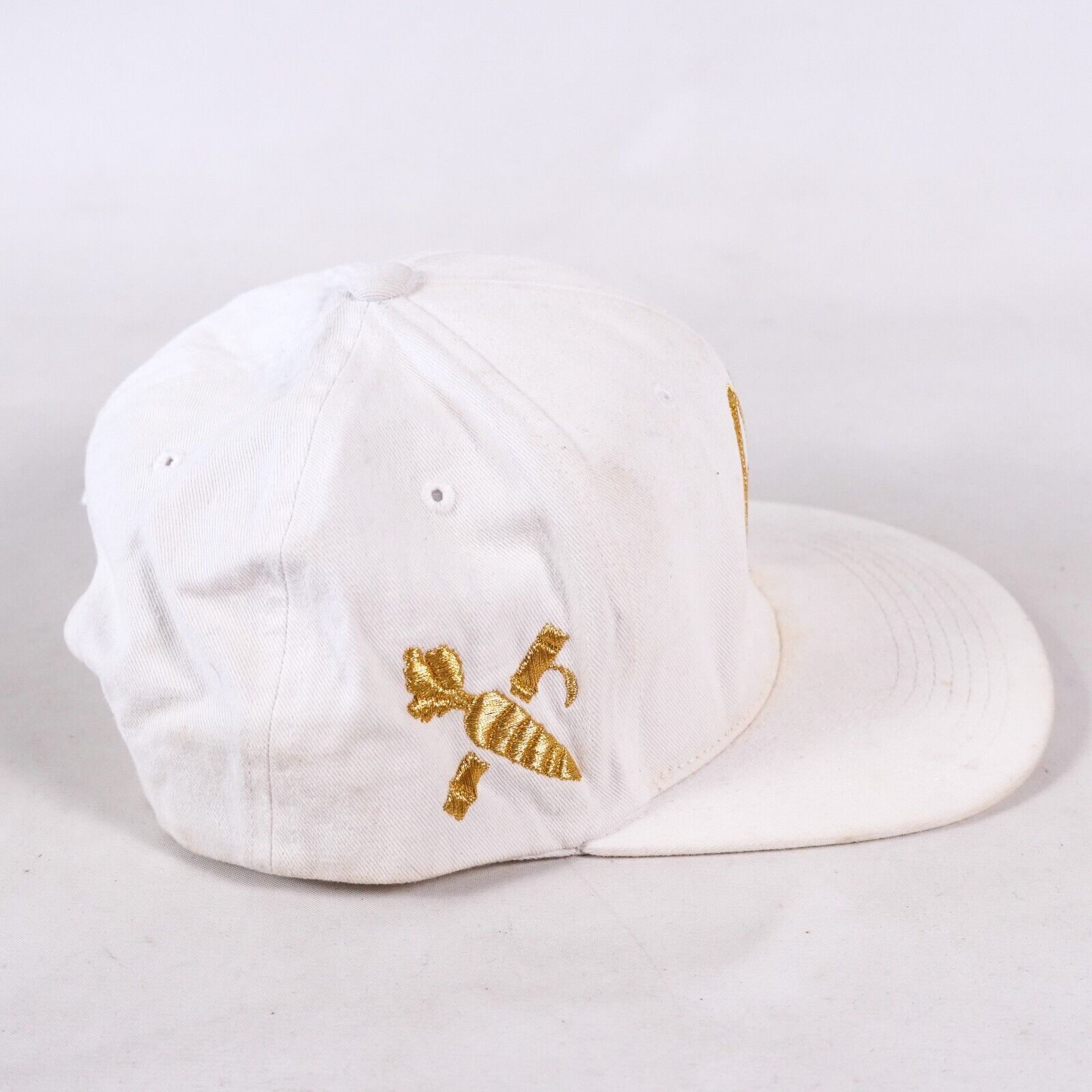 Other Bunny Rabbit Animal Carrot Snapback Baseball Hat Cap White Size ONE SIZE - 3 Thumbnail