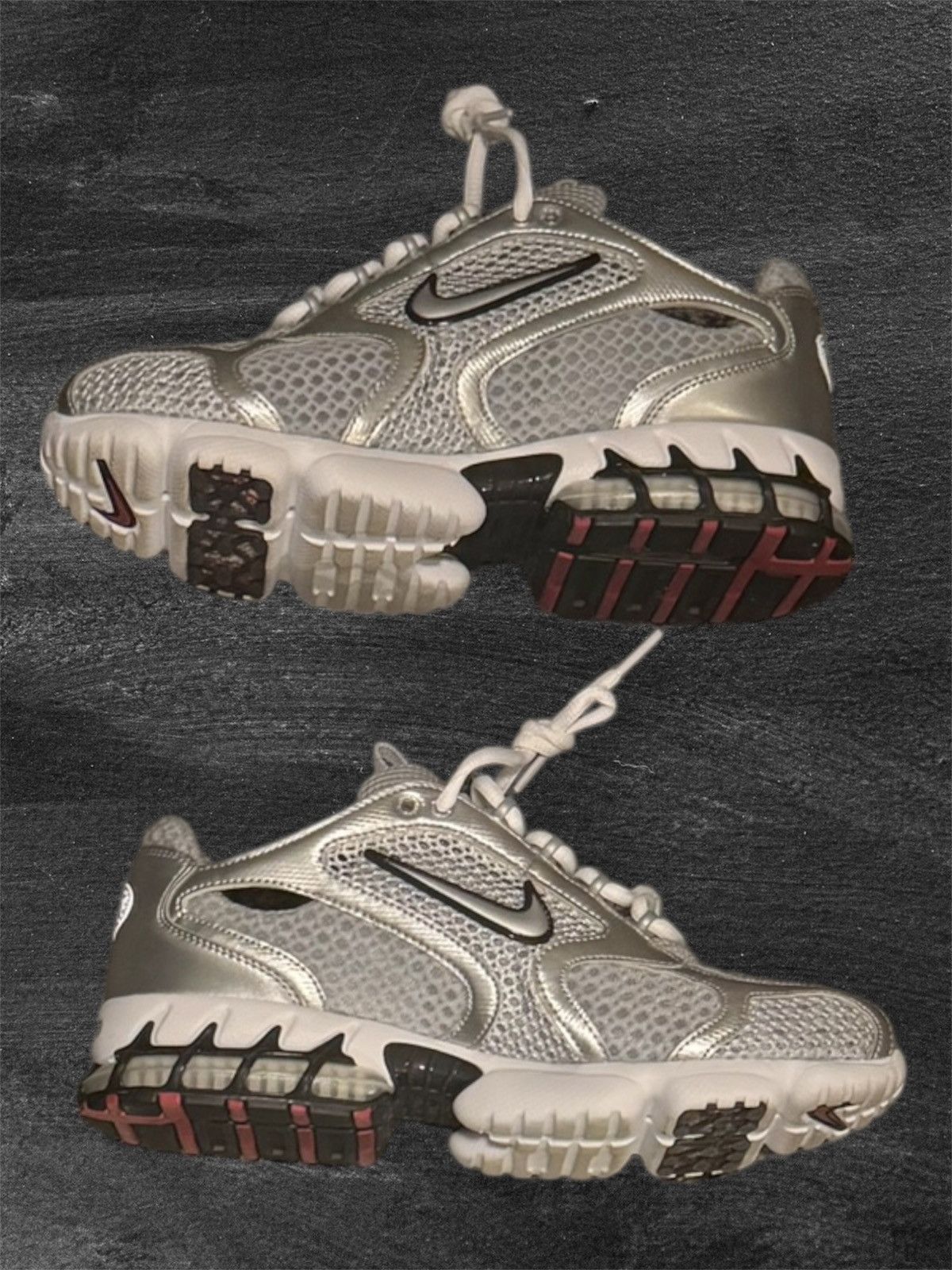 Nike Nike Zoom Spiridon Caged 2 ‘ Metallic ‘ Size US 9.5 / EU 42-43 - 2 Thumbnail