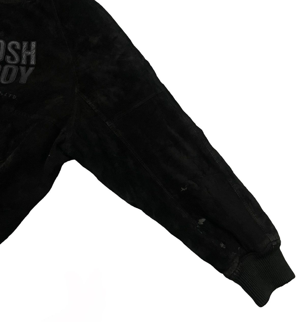 Japanese Brand Vintage Poshboy Blackout Pig Skin Leather Varsity Jacket Size US L / EU 52-54 / 3 - 9 Thumbnail