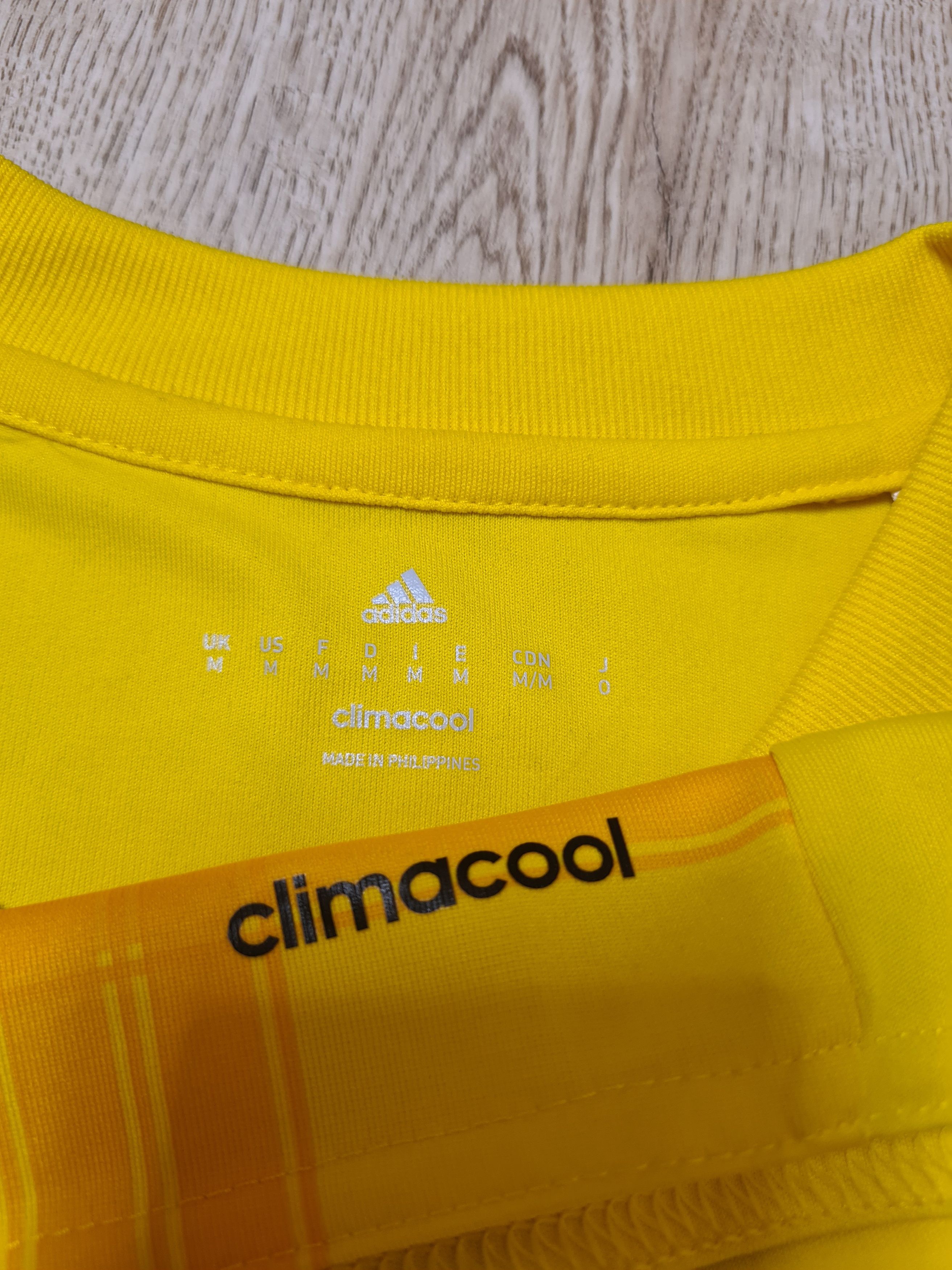 Adidas UKRAINE 2016 2017 MATCH WORN KONOPLYANKA 10 SOCCER JERSEY Size US M / EU 48-50 / 2 - 9 Thumbnail