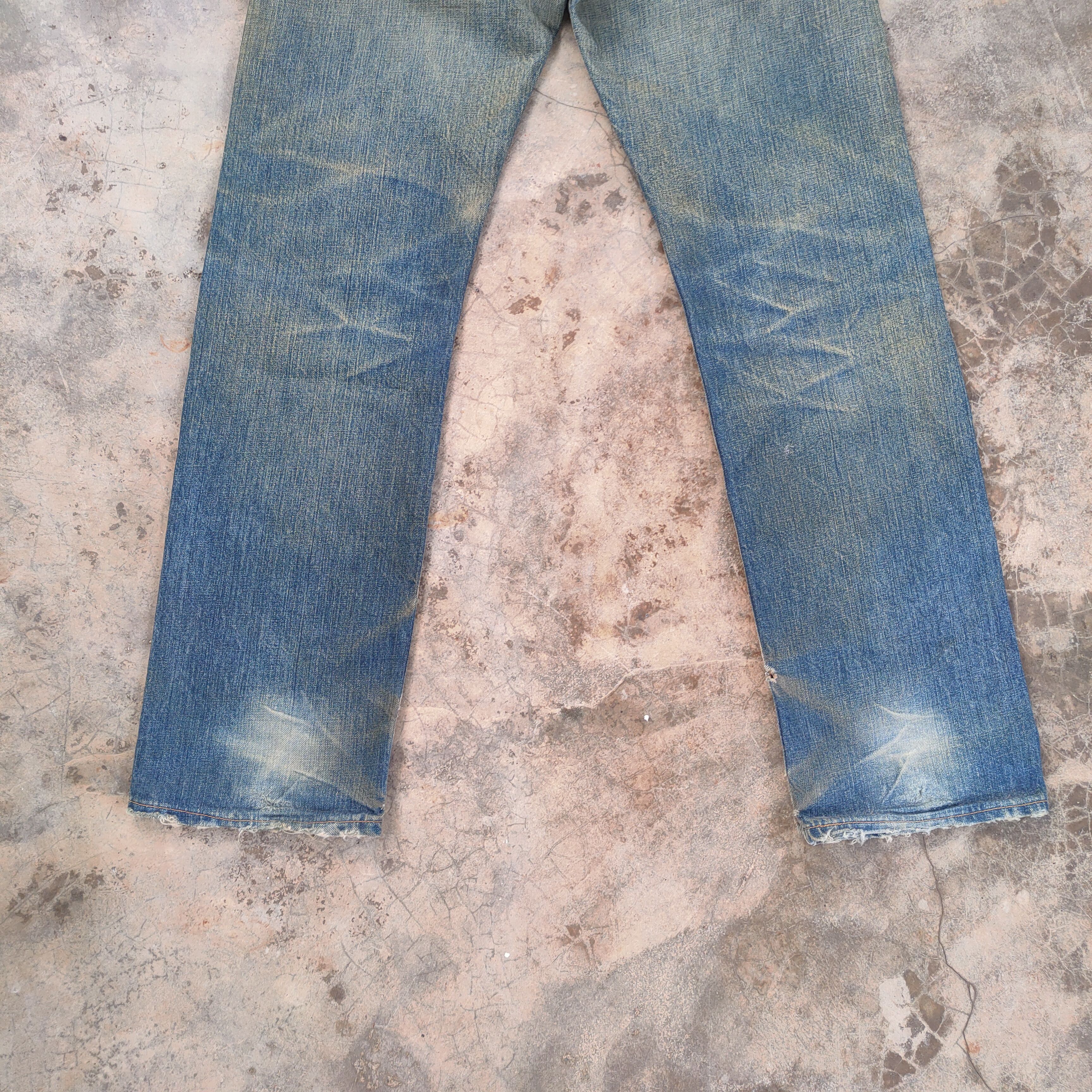 Levi's Vintage Clothing VINTAGE LEVI'S 501 FADED RUSTY DISTRESSED JEAN DENIM PANTS Size US 32 / EU 48 - 10 Thumbnail