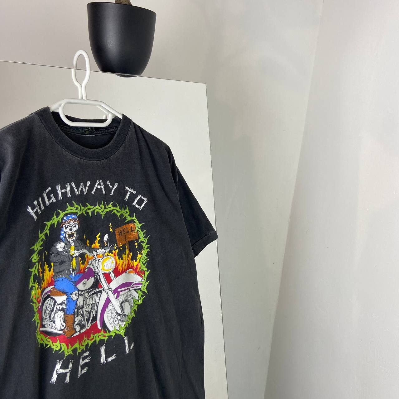 Marvel Comics GhostRider Vintage 90s Marvel Faded Single Stitch T-Shirt Size US L / EU 52-54 / 3 - 3 Thumbnail