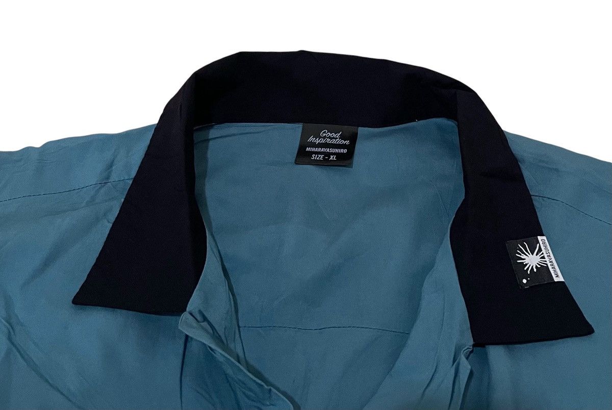 Maison MIHARA YASUHIRO Miharayasuhiro x gu two tone flowy rayon shirt Size US XL / EU 56 / 4 - 4 Thumbnail