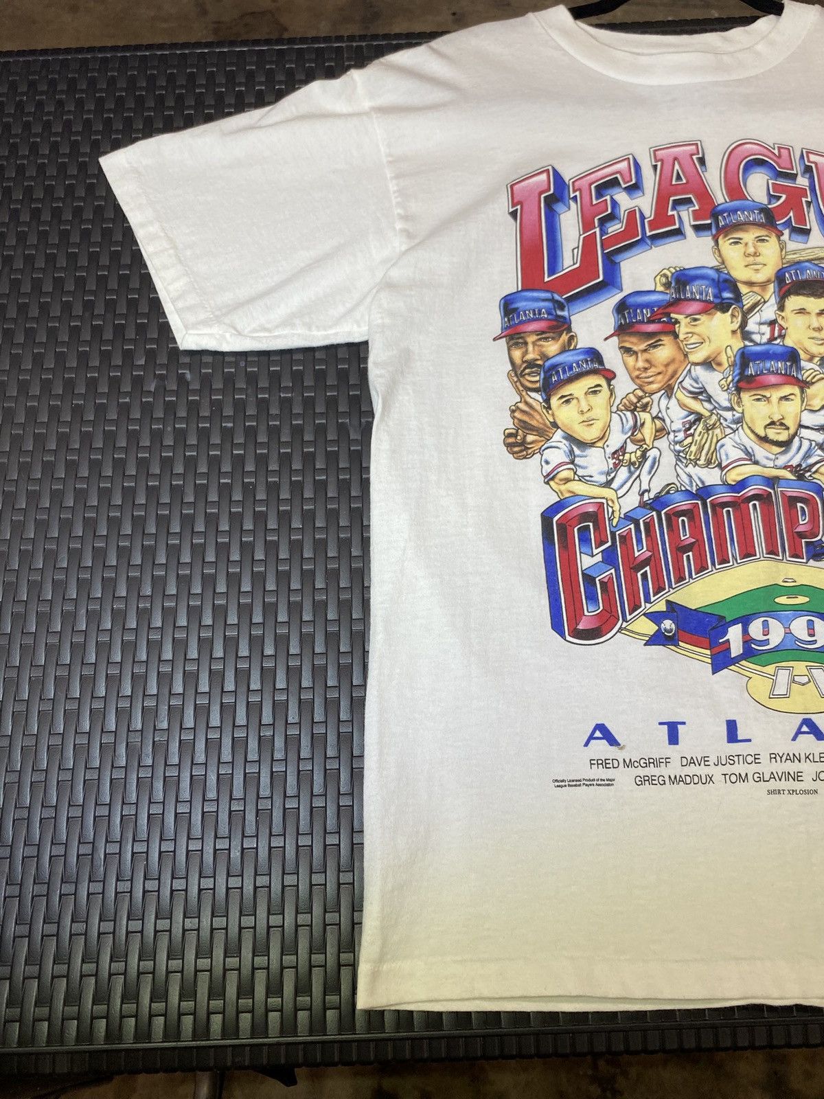 Other (1995 Vintage) Y2K Large Xplosion ATL Baseball tee Size US L / EU 52-54 / 3 - 4 Thumbnail