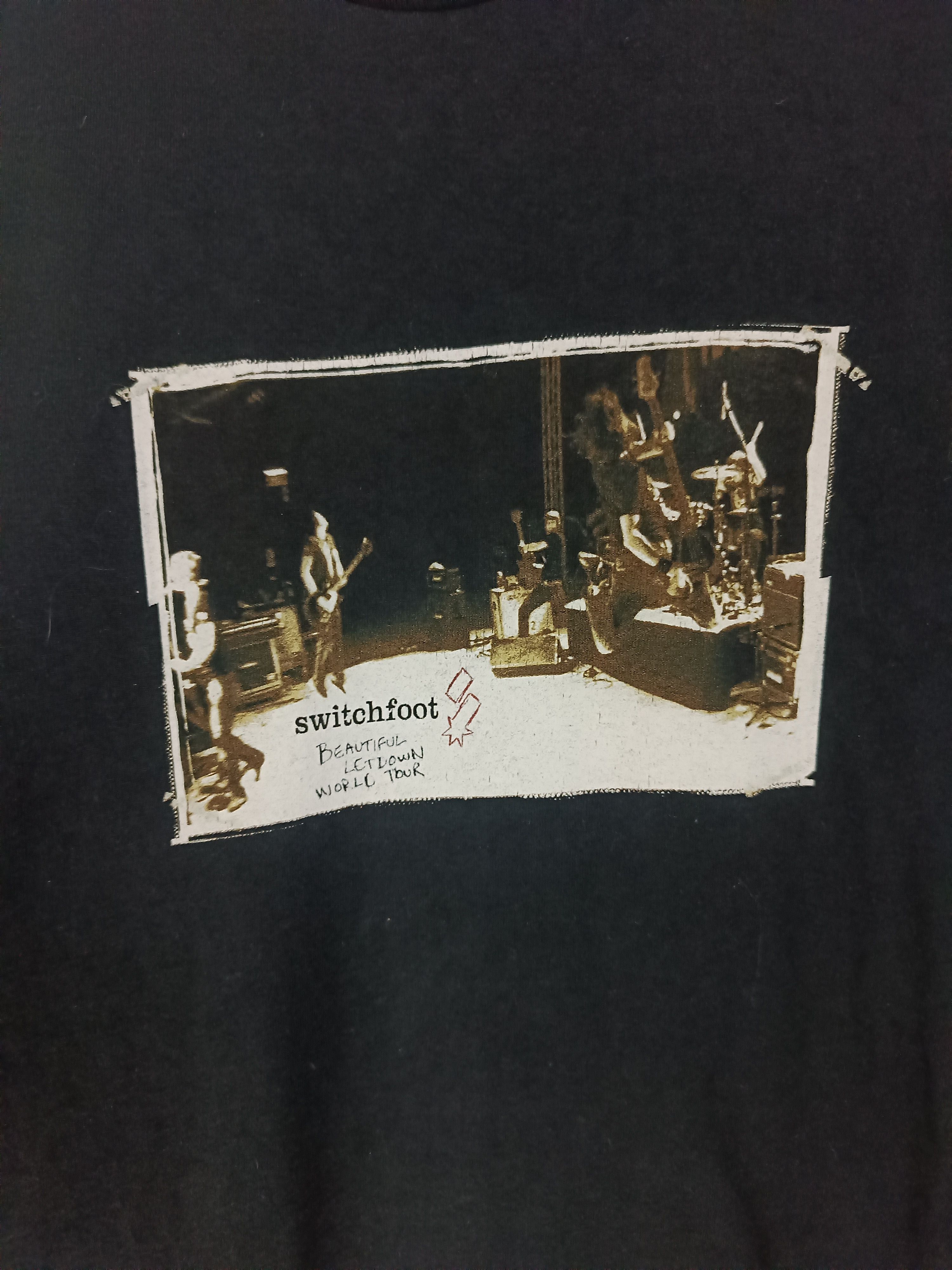 Band Tees VINTAGE 2000s SWITCHFOOT BEAUTIFUL LETDOWN WORLD TOUR Ts Y2K Size US S / EU 44-46 / 1 - 10 Thumbnail