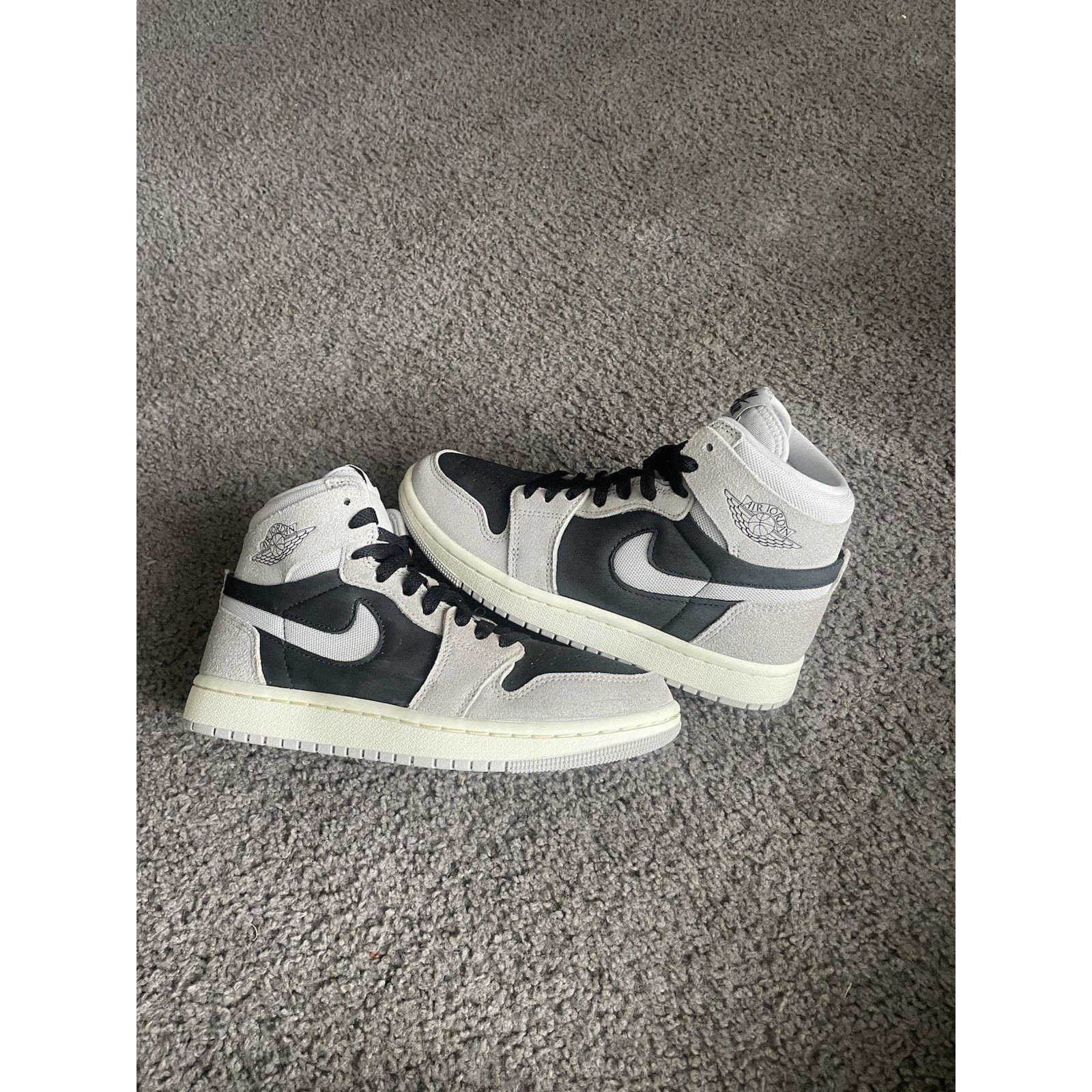 Nike Size 4.5y- Air Jordan 1 High Zoom Air CMFT 2 Light Iron Ore Size US 6 / IT 36 - 2 Thumbnail
