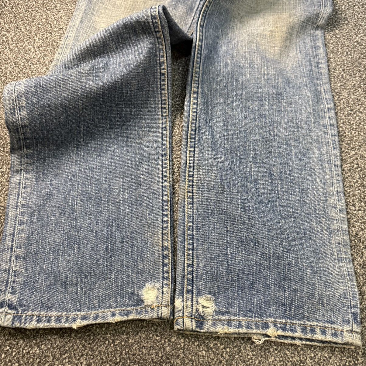 Engineered Garments × Levi's 🔥🇯🇵 90s Japanese Archival Levis Distressed Faded Denim Size US 32 / EU 48 - 11 Thumbnail