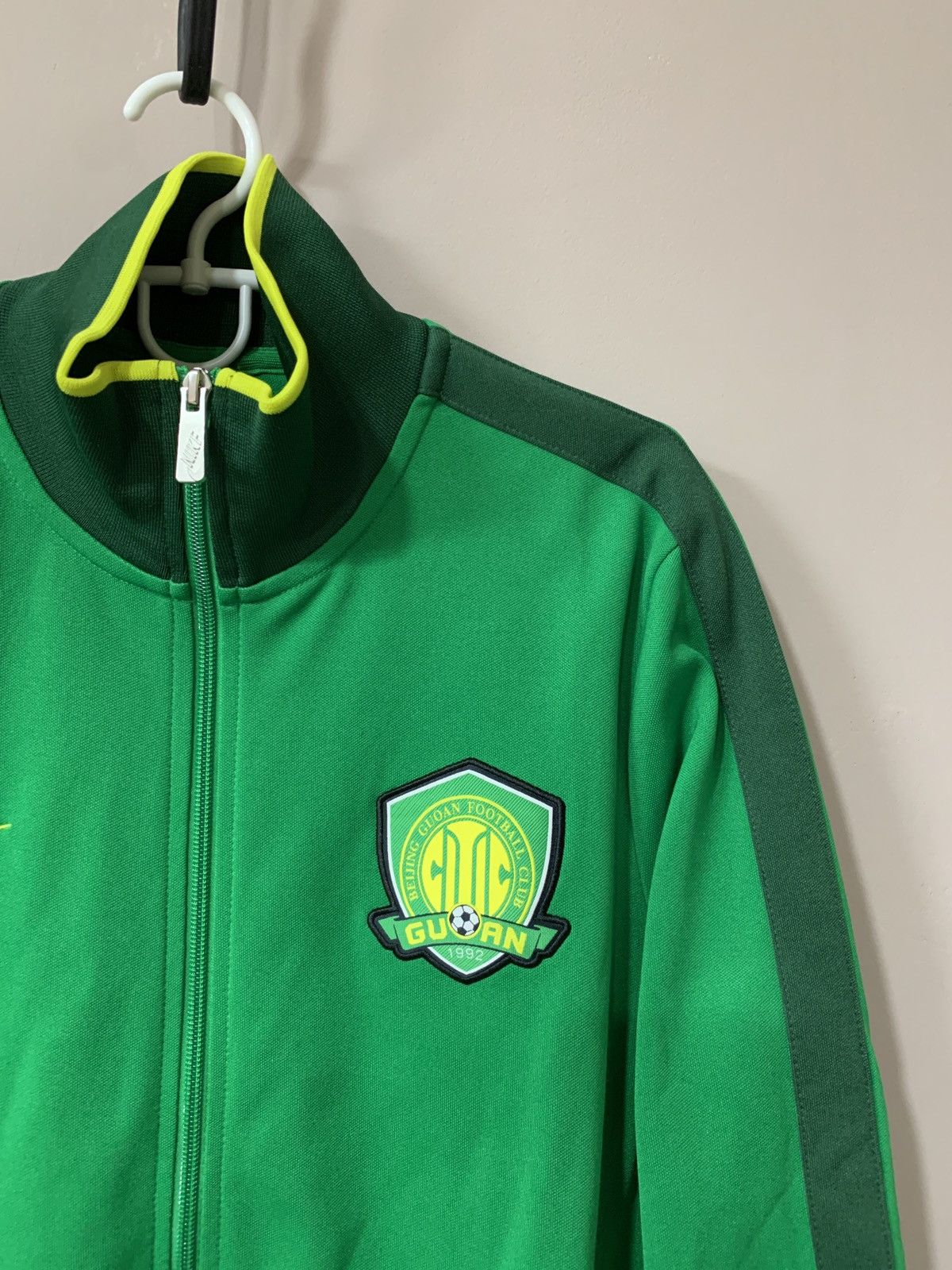 Nike Beijing Guoan Football Zip Jacket Nike Soccer Retro Size M Size US M / EU 48-50 / 2 - 4 Thumbnail