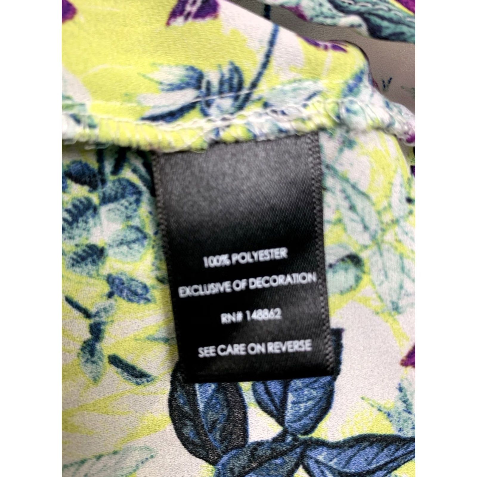 Torrid Torrid Georgette Chain-Link Cold Shoulder Blouse 4X Multicolor Floral Bohemian Classic Spring Summer Fall Winter Womens Blouse Size XXL / US 16-18 / IT 52-54 - 4 Thumbnail