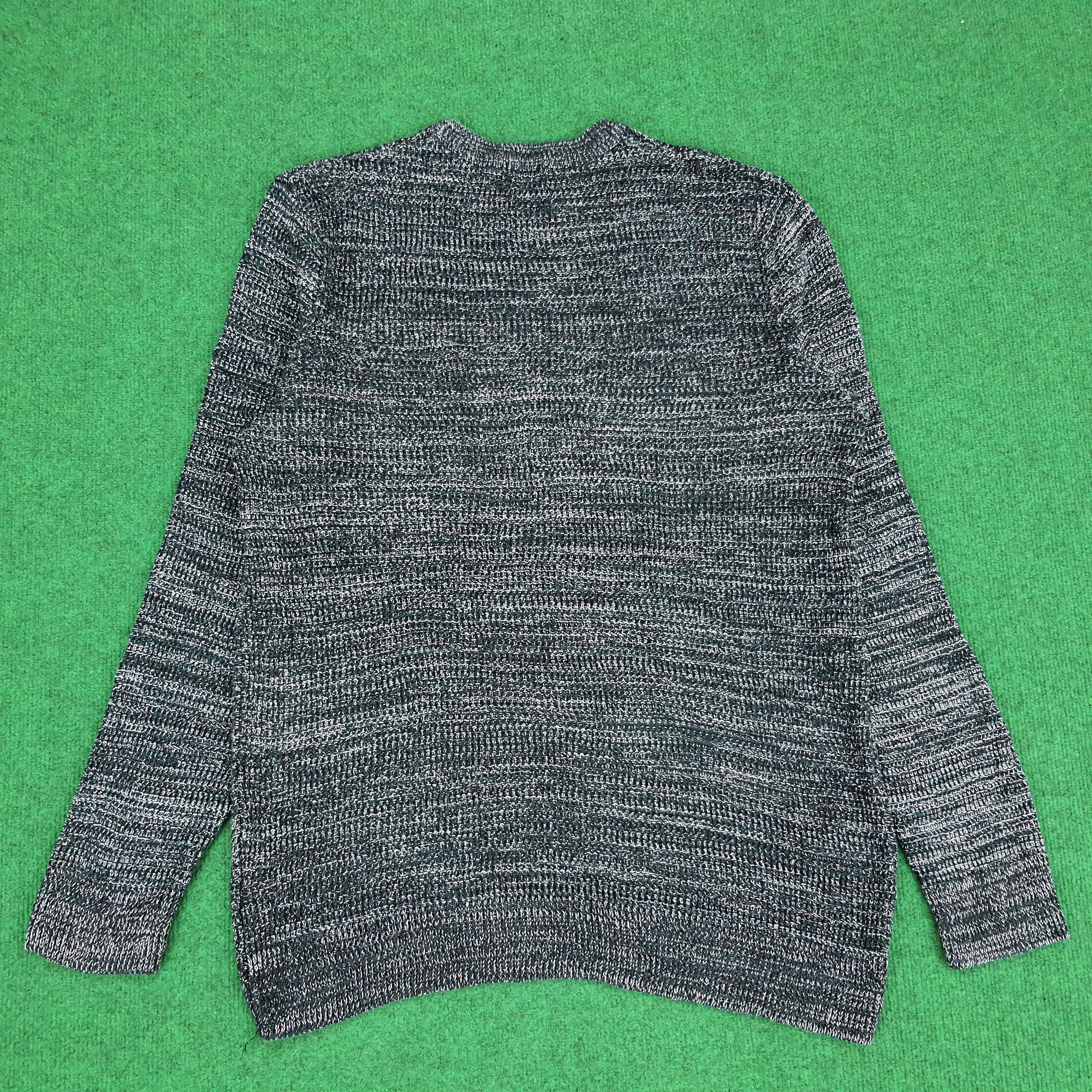 Japanese Brand Vintage H&M Knitted Winter Session Sweatshirt Size US L / EU 52-54 / 3 - 3 Thumbnail