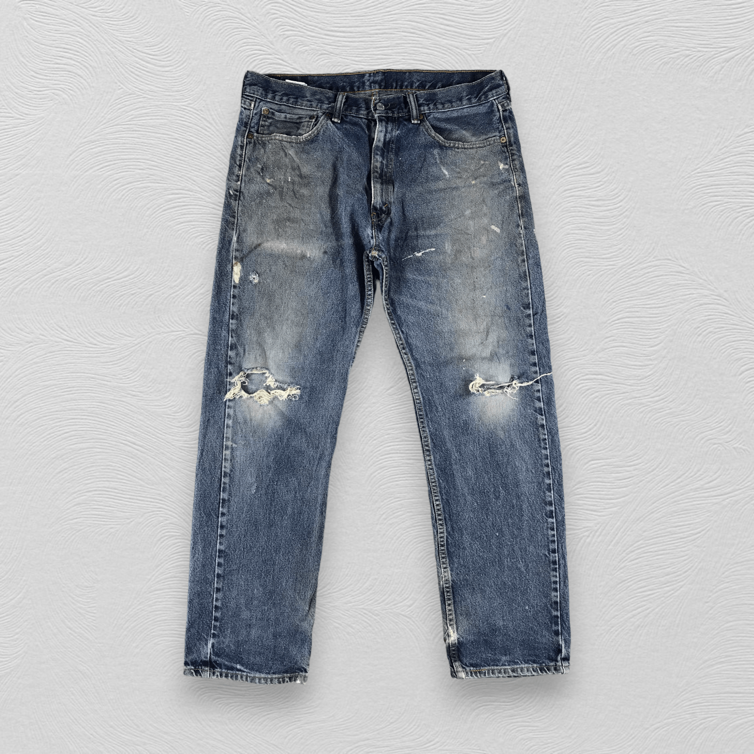 Levi's Vintage Levis 505 Jeans Distressed Denim KJ1377 Size US 36 / EU 52 - 1 Thumbnail