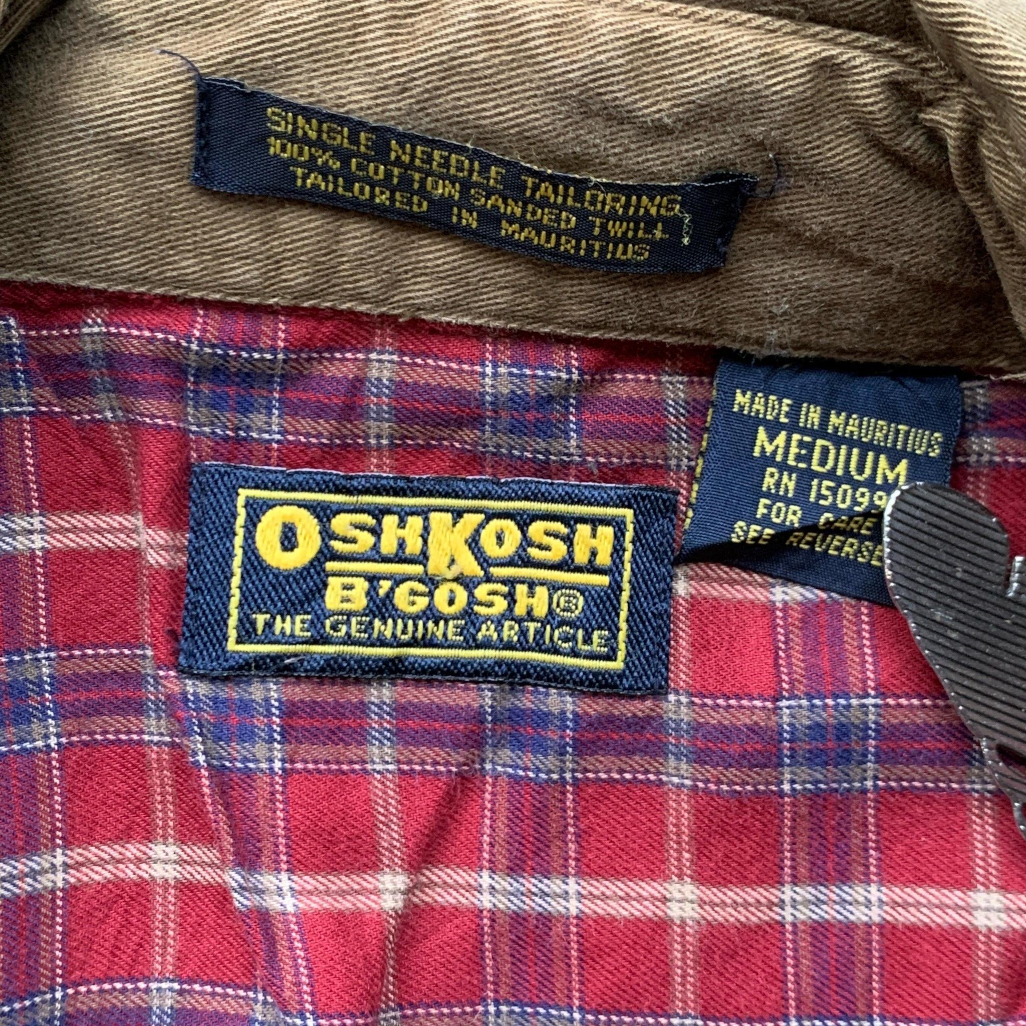 Oshkosh × Vintage Vintage OshKosh B'Gosh Utility Work Shirt Size US M / EU 48-50 / 2 - 5 Thumbnail